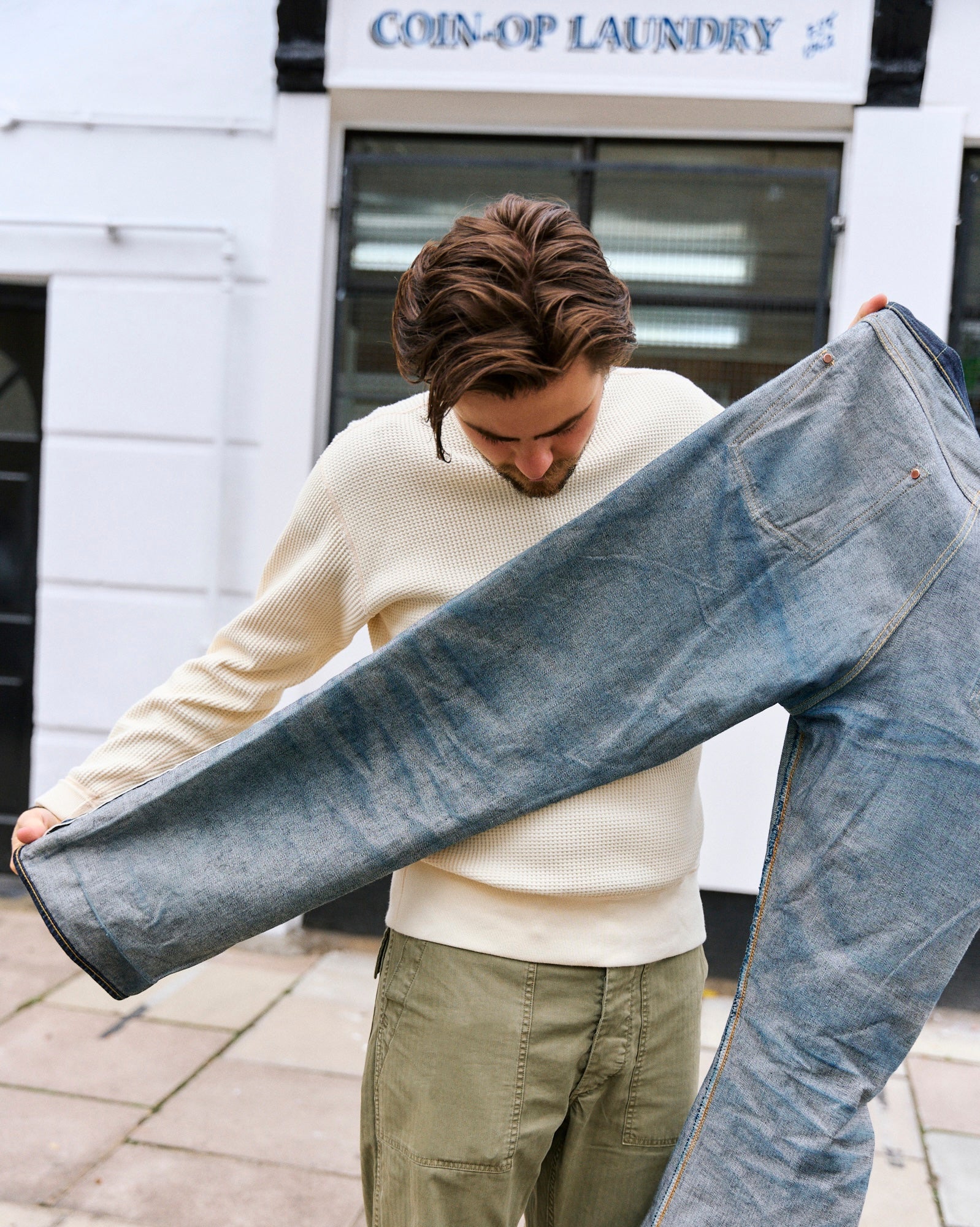 ONI Denim 266 Kase 16oz Natural Indigo 'Kabuki' Selvedge Wide