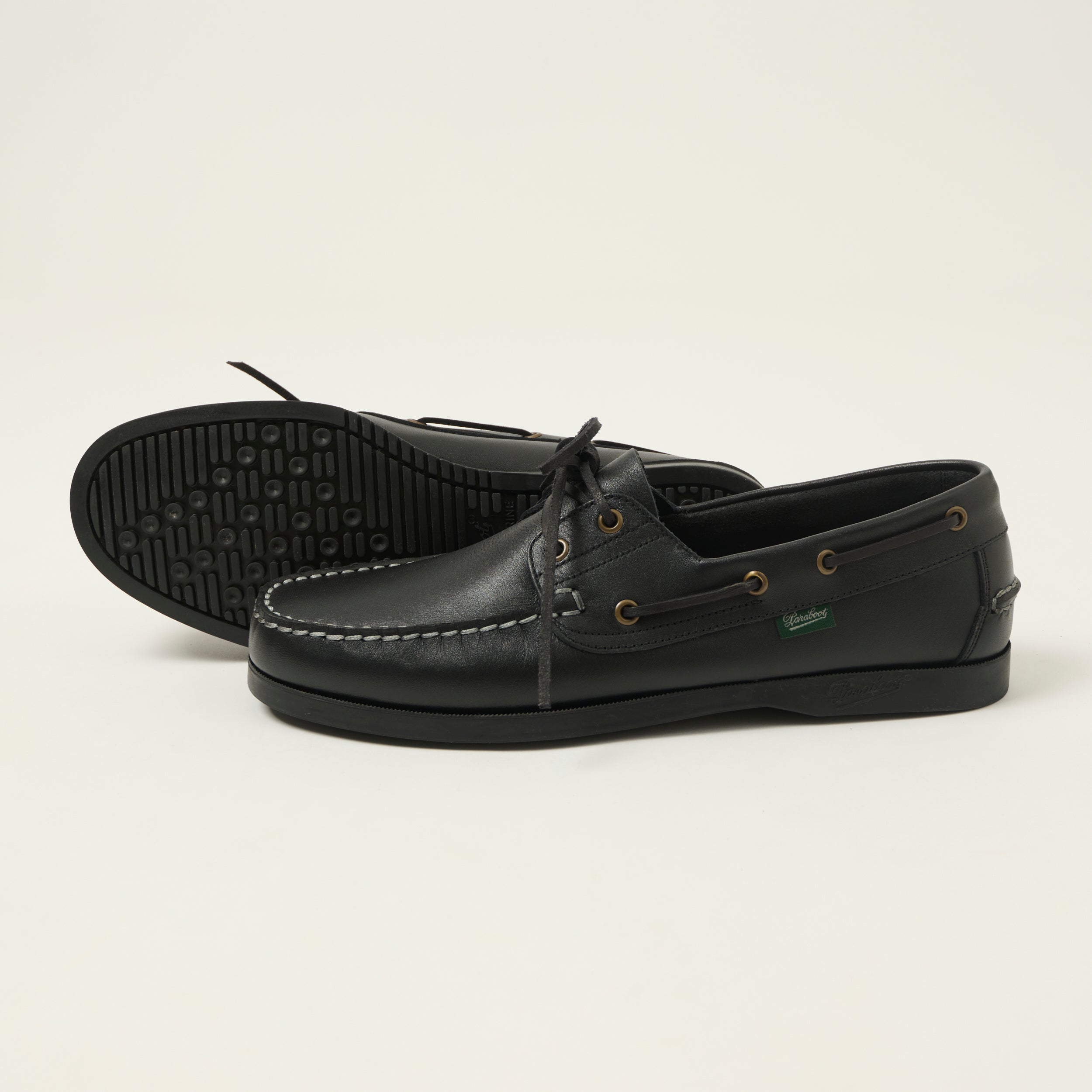 Paraboot Barth Marine Boat Shoe - Lis Noir – SON OF A STAG