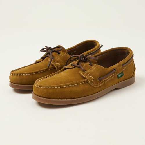Paraboot Barth Marine Boat Shoe - Miel-Vel Fauve