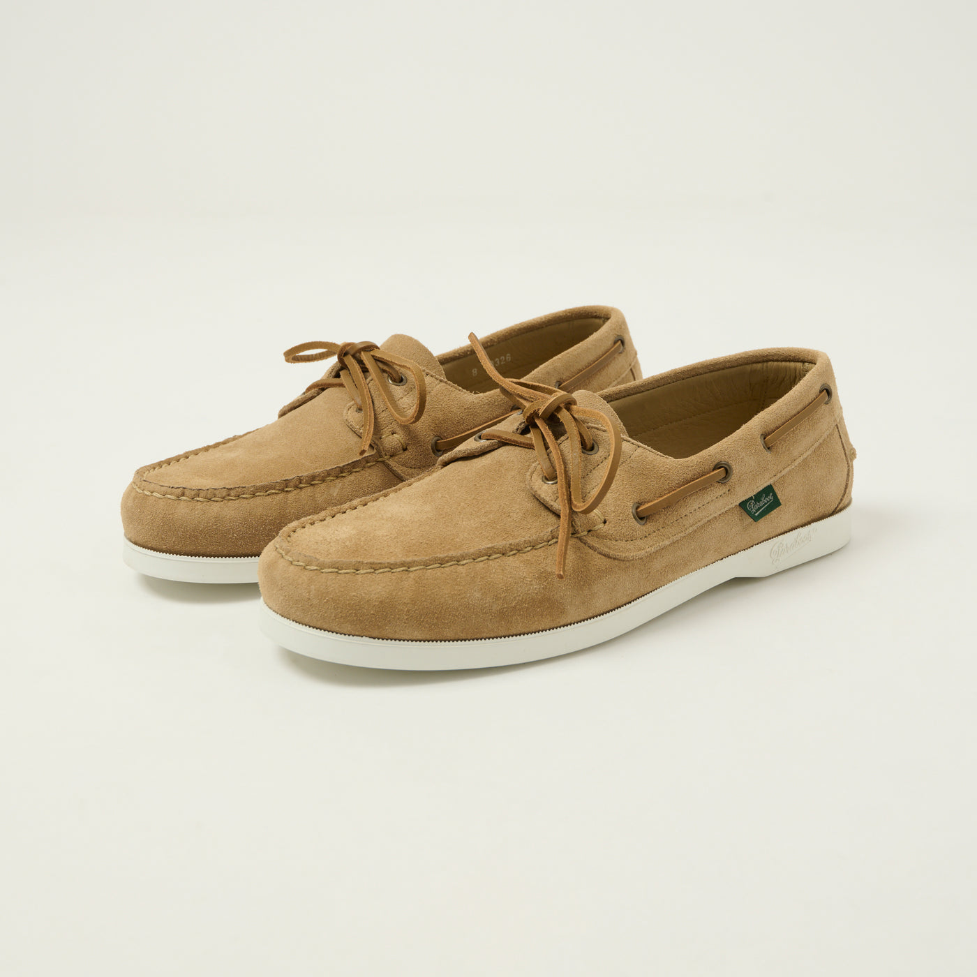 Paraboot Barth Marine Boat Shoe - Vel Beige