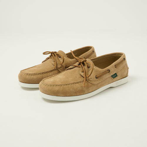 Paraboot Barth Marine Boat Shoe - Vel Beige