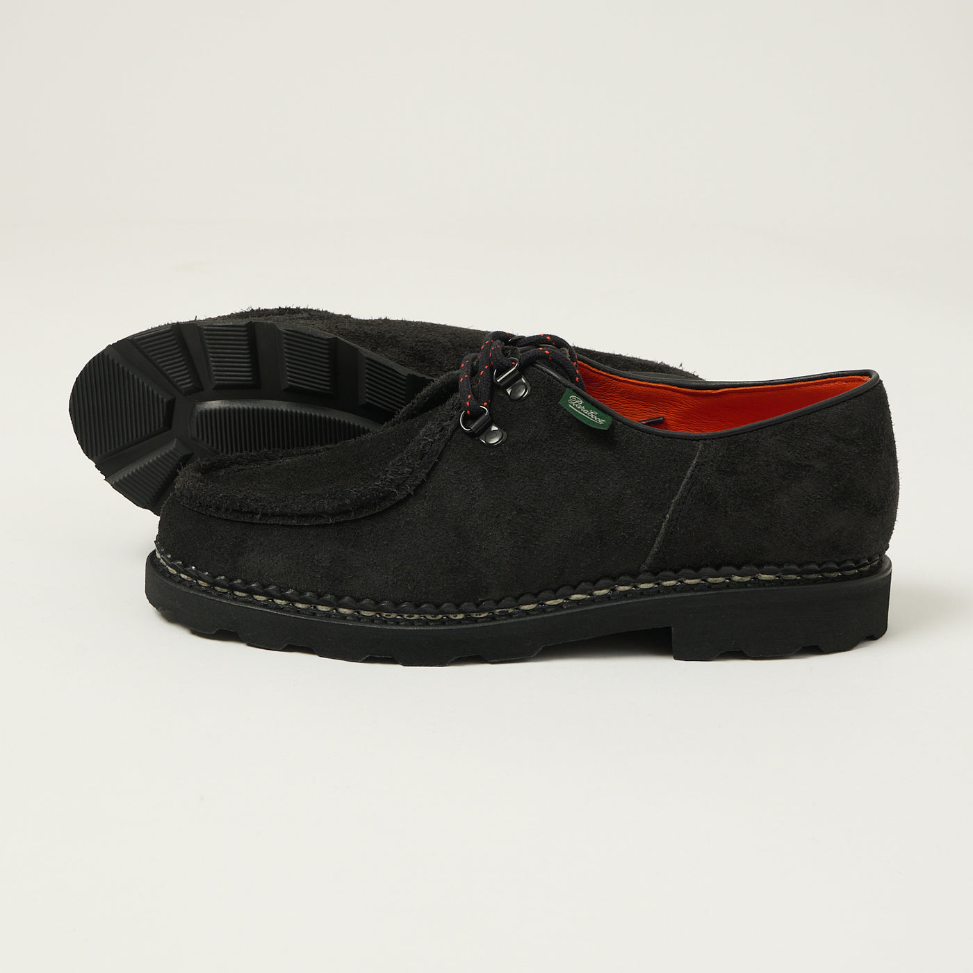 靴 Paraboot MICHAEL MARCHE Noire-Vel Wolf Michael Marche Derby in Noire-Cerf Noir – Blue Owl Workshop
