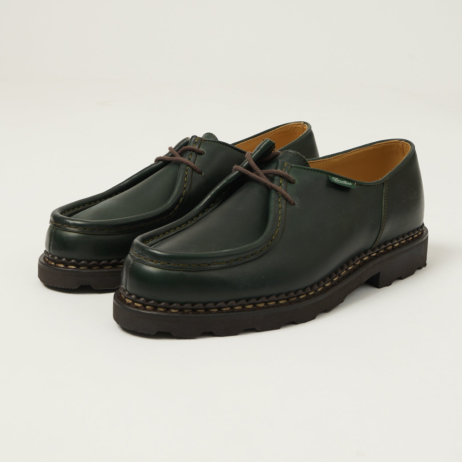 Paraboot Michael Marche Shoe - Green Lisse Vert
