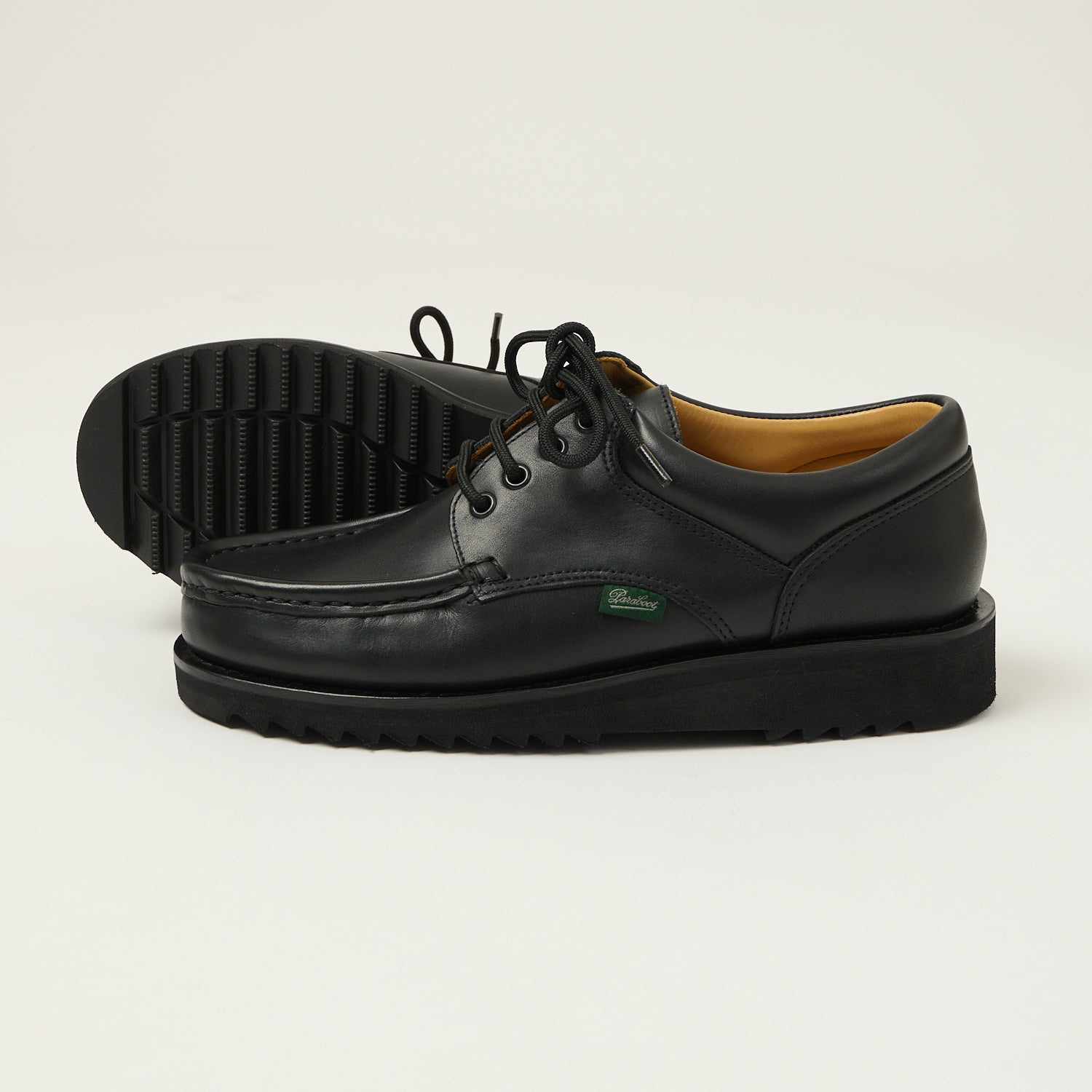 Paraboot Thiers Sport Shoe - Black Lisse Noir – SON OF A STAG