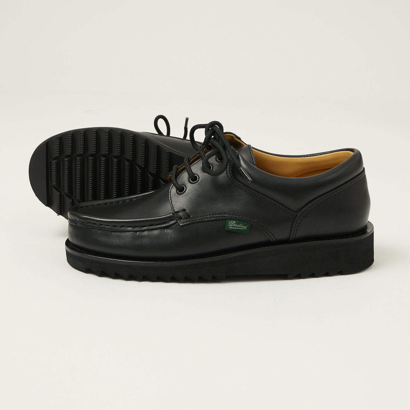 Paraboot Thiers Sport Shoe - Black Lisse Noir