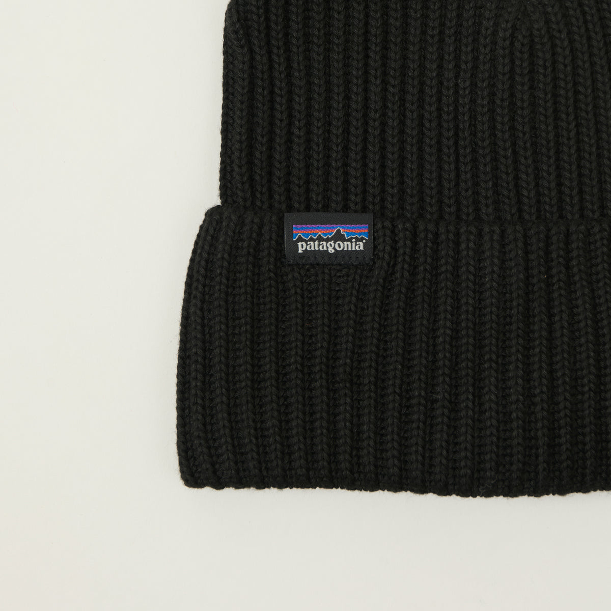 Patagonia Fishermans Rolled Beanie - Black