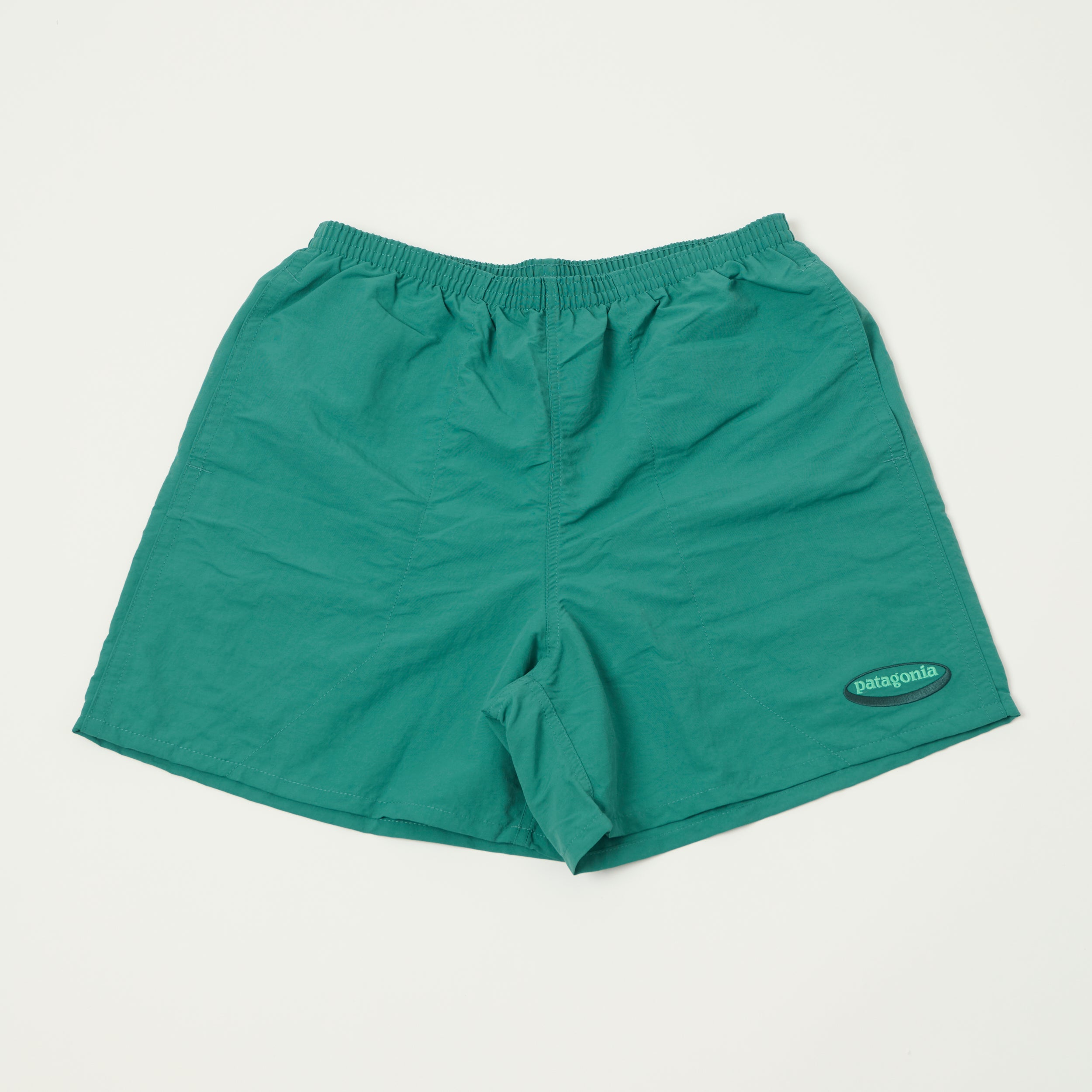 Patagonia '95 Oval Logo' 5-inch Baggies Shorts - Gem Green