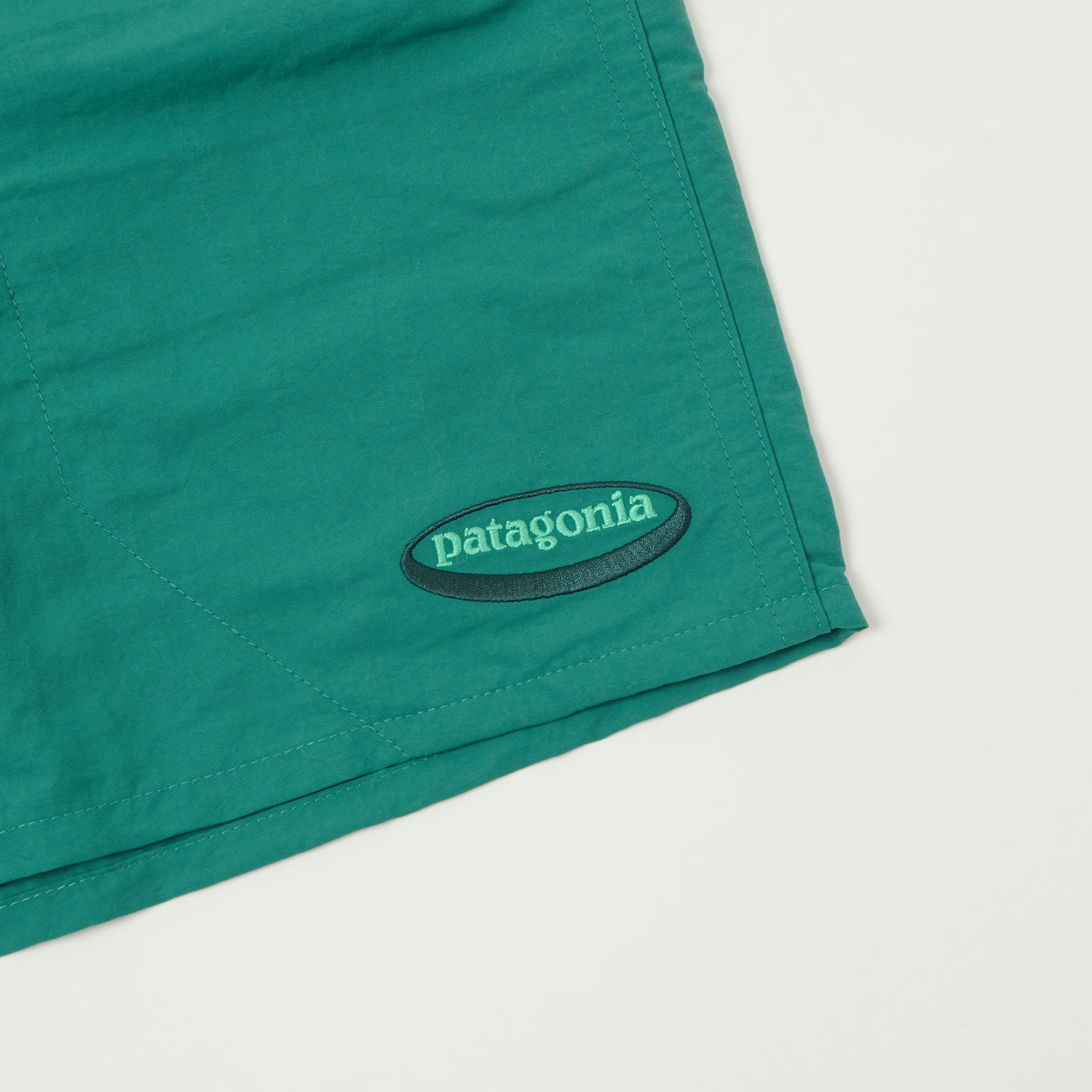 Patagonia '95 Oval Logo' 5-inch Baggies Shorts - Gem Green