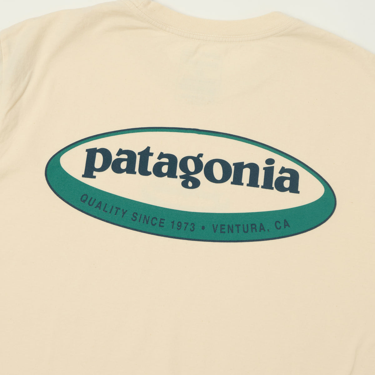 Patagonia '95 Oval Logo T-Shirt - Undyed Natural
