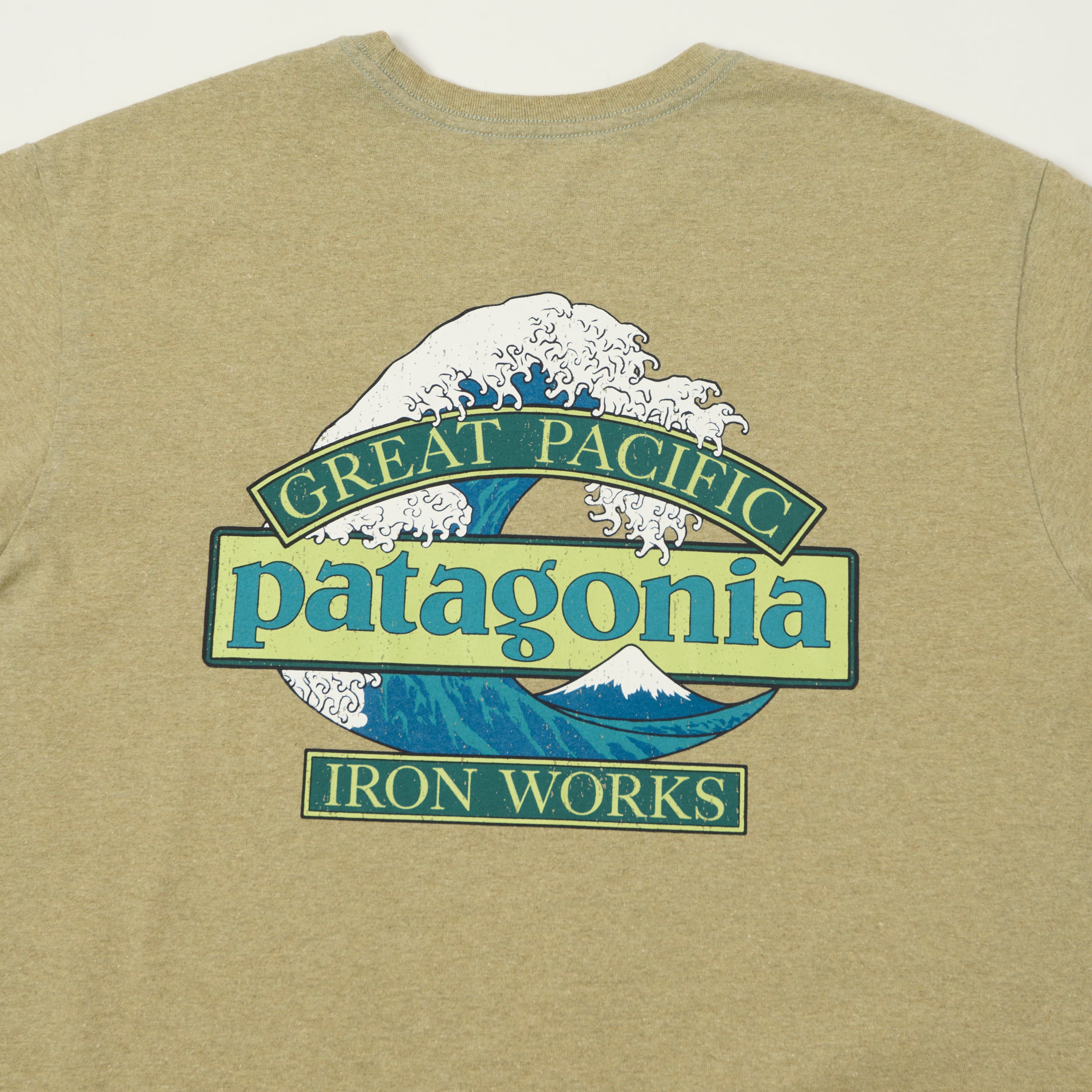 Patagonia 'Great Waves' T-Shirt - Gumtree Green