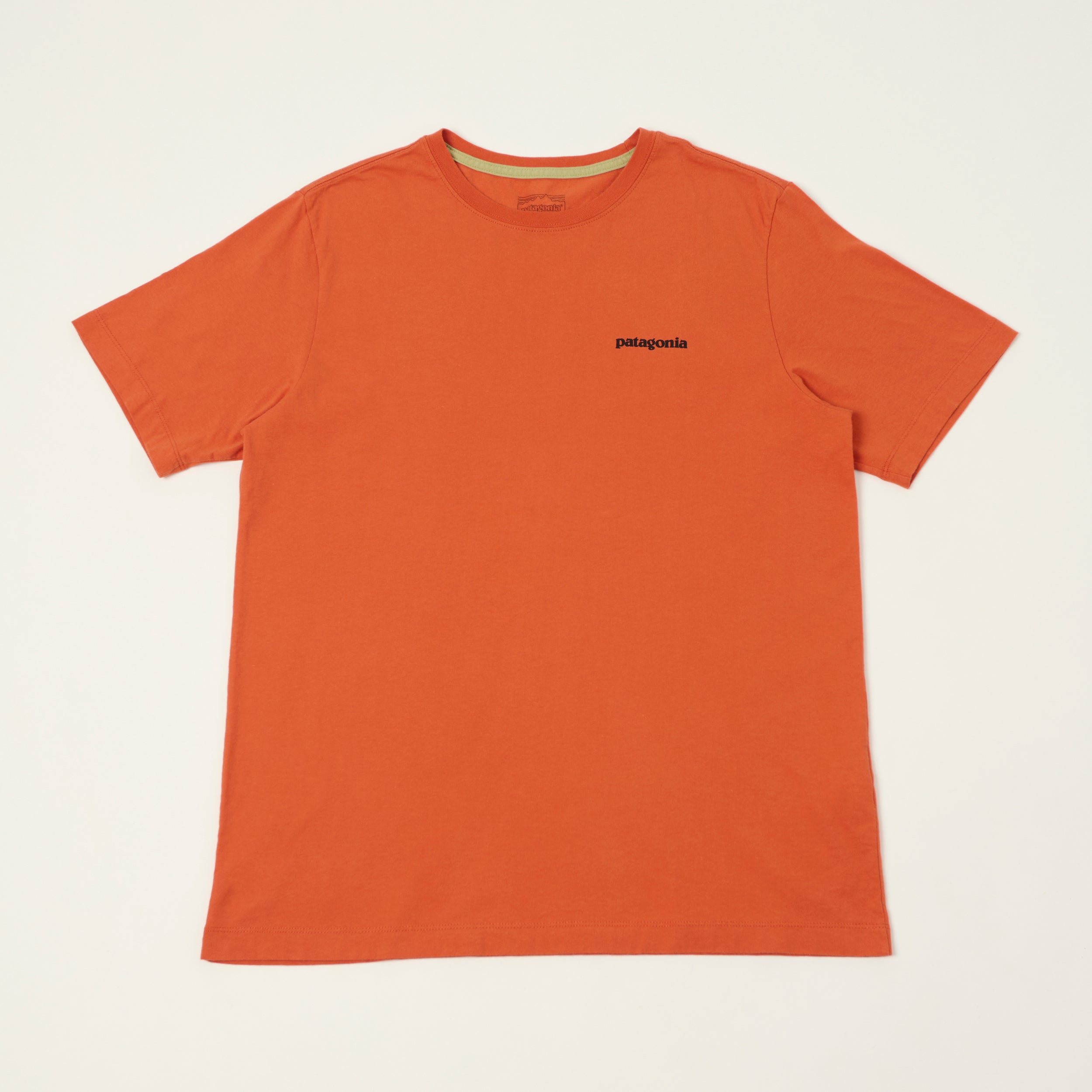 Patagonia P-6 Logo T-Shirt - Coal Orange