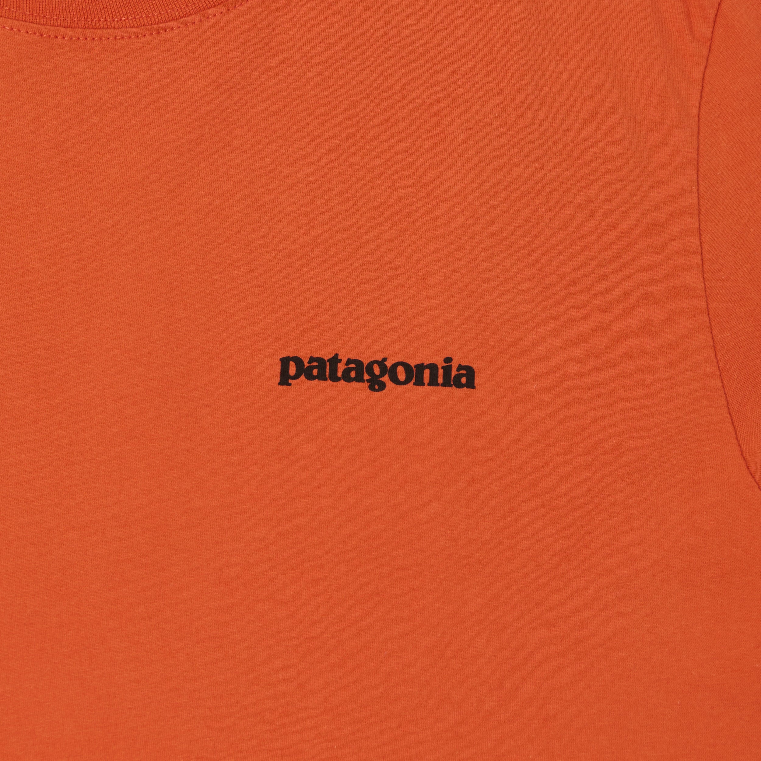 Patagonia P-6 Logo T-Shirt - Coal Orange