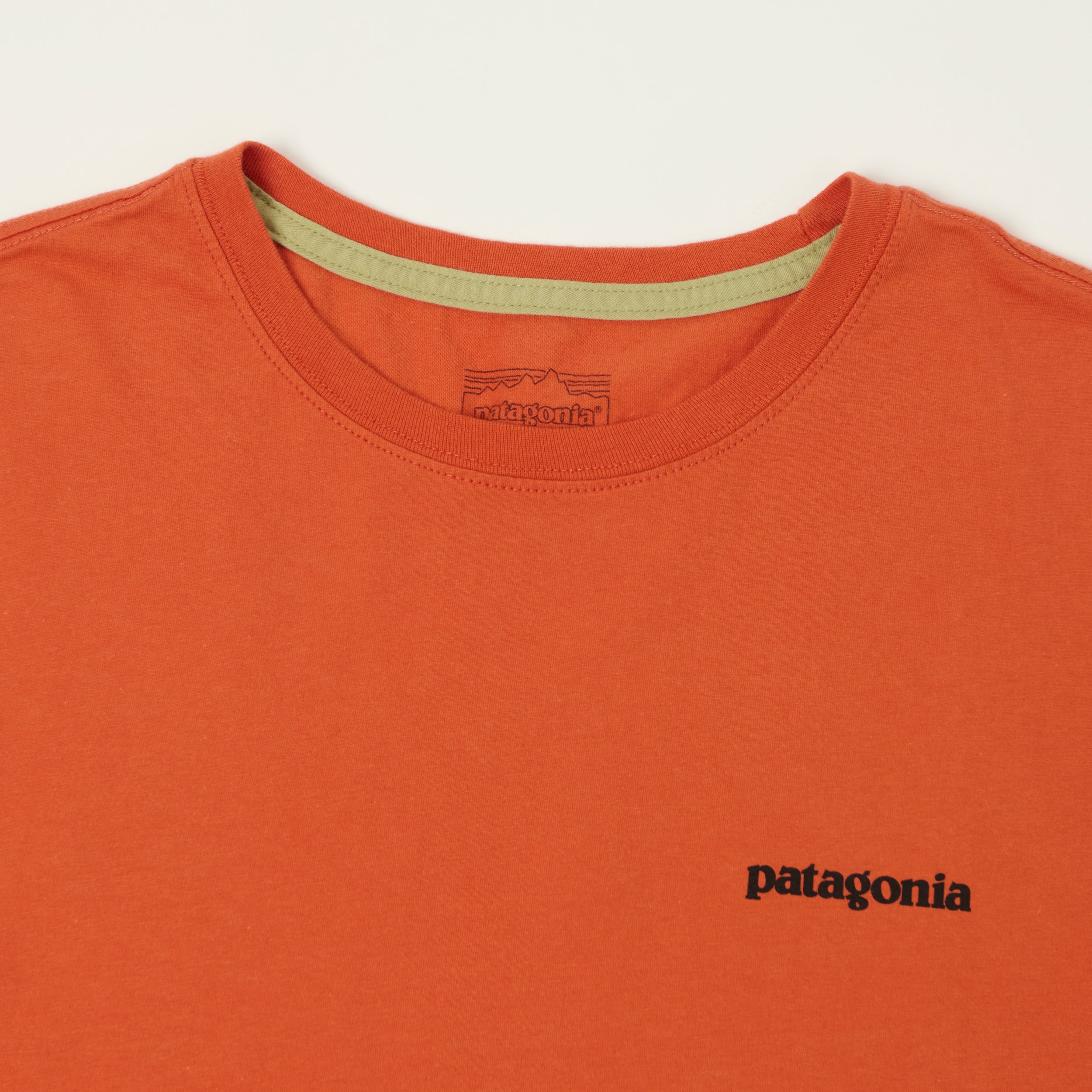 Patagonia P-6 Logo T-Shirt - Coal Orange