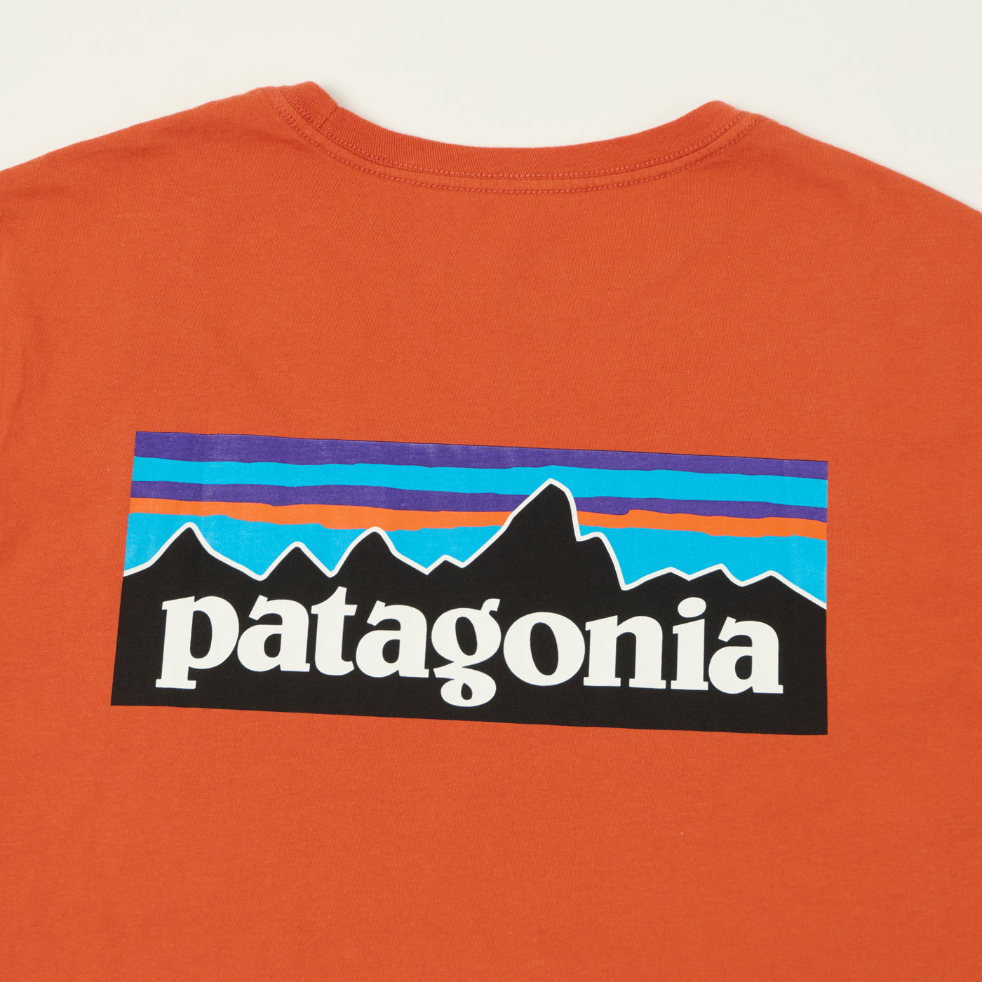 Patagonia P-6 Logo T-Shirt - Coal Orange