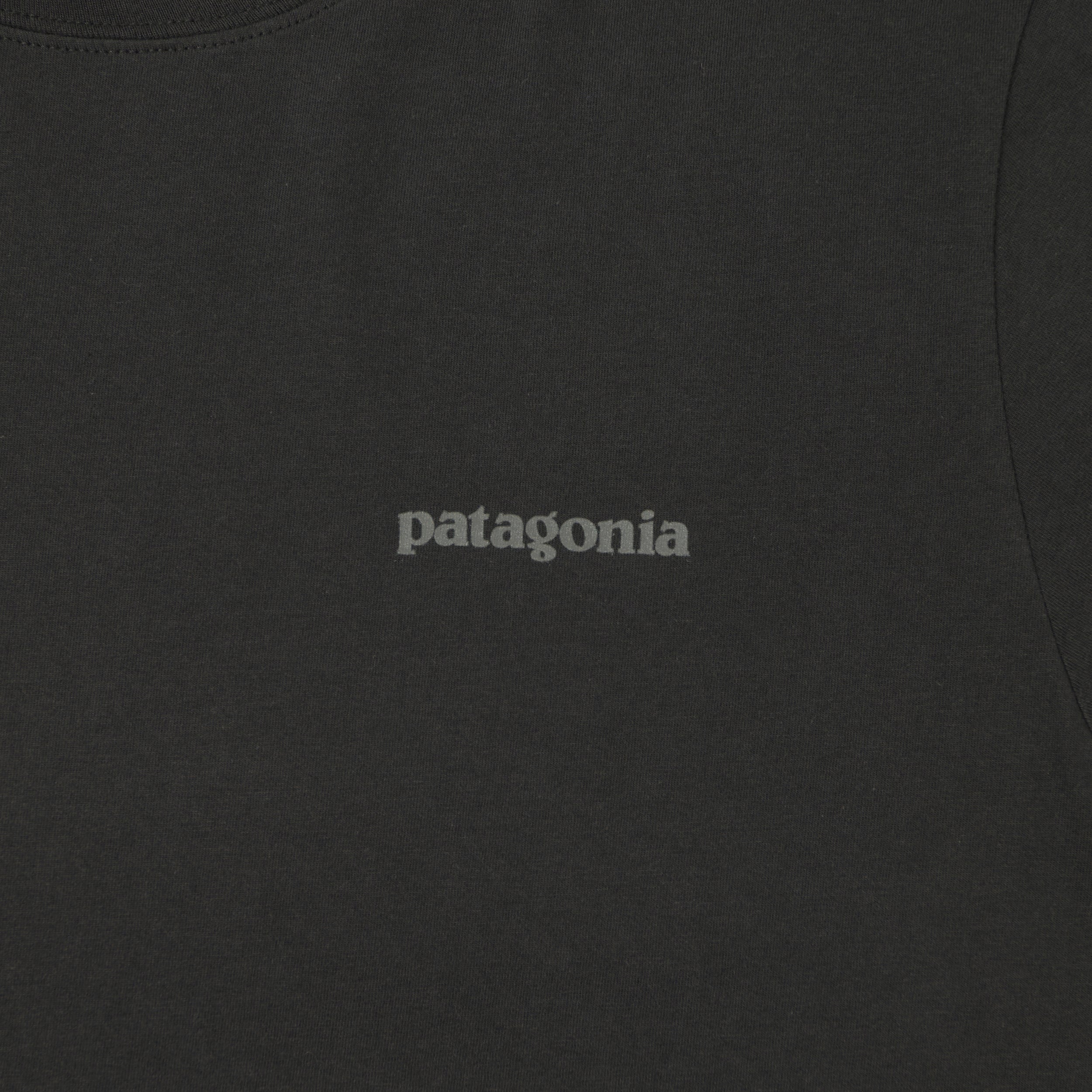 Patagonia P-6 Logo T-Shirt - Ink Black