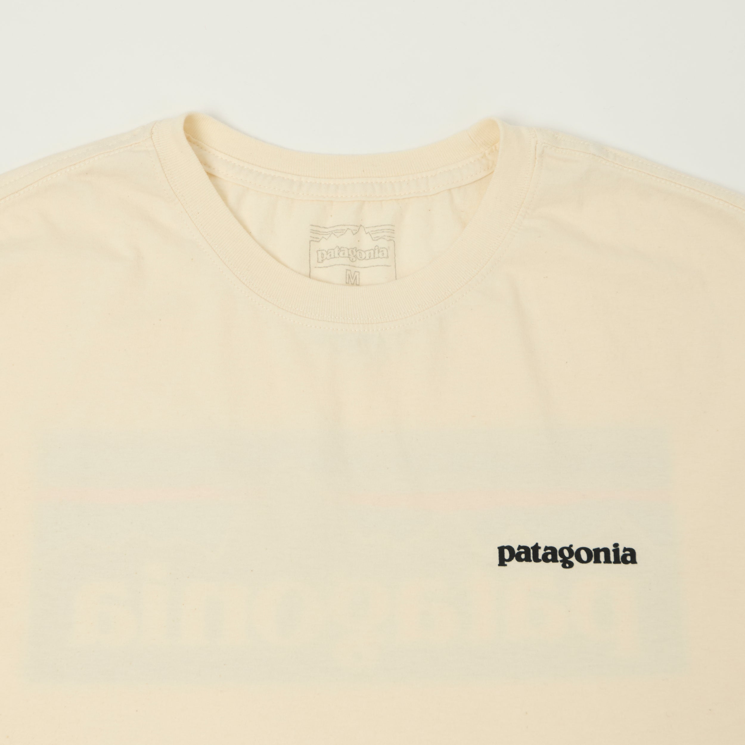 Patagonia P-6 Logo T-Shirt - Undyed Natural