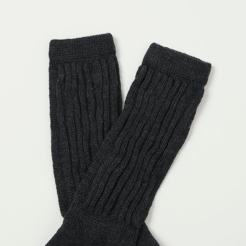 Patapaca Chunky Sock - Charcoal