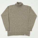 Peregrine Makers Stitch Polo Neck Jumper - Oak