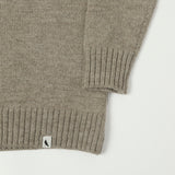 Peregrine Makers Stitch Polo Neck Jumper - Oak