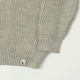 Peregrine Ford Zip Neck Jumper - Light Grey