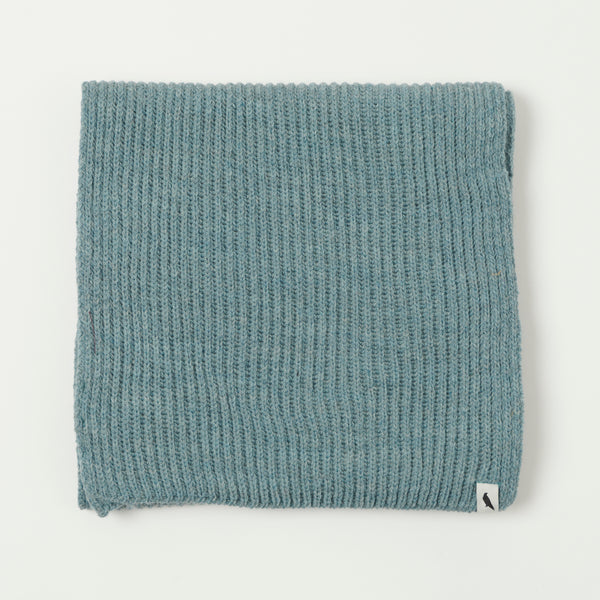 Peregrine Porter Ribbed Scarf - Seafoam