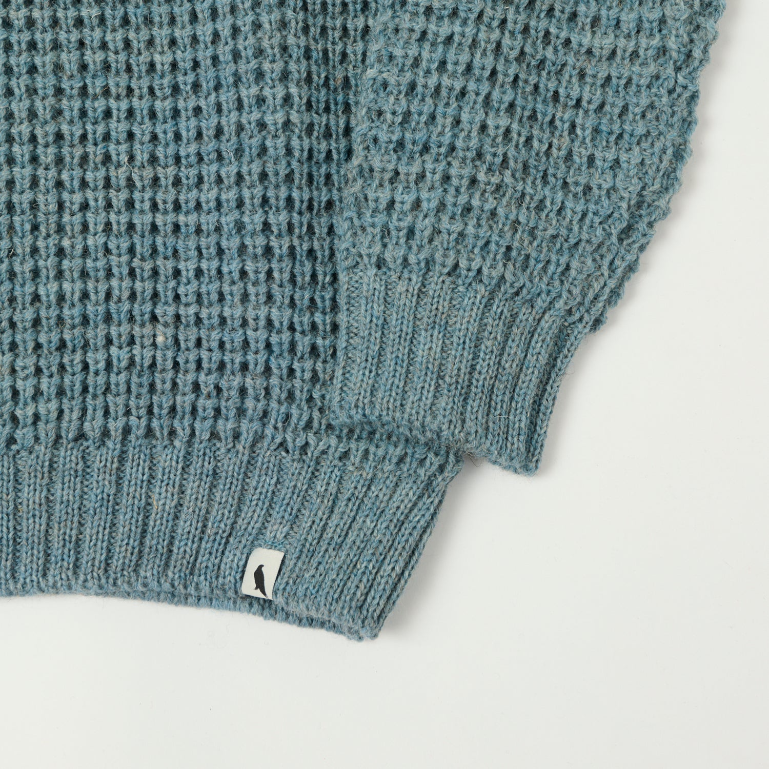 Peregrine Waffle Knit Jumper - Seafoam