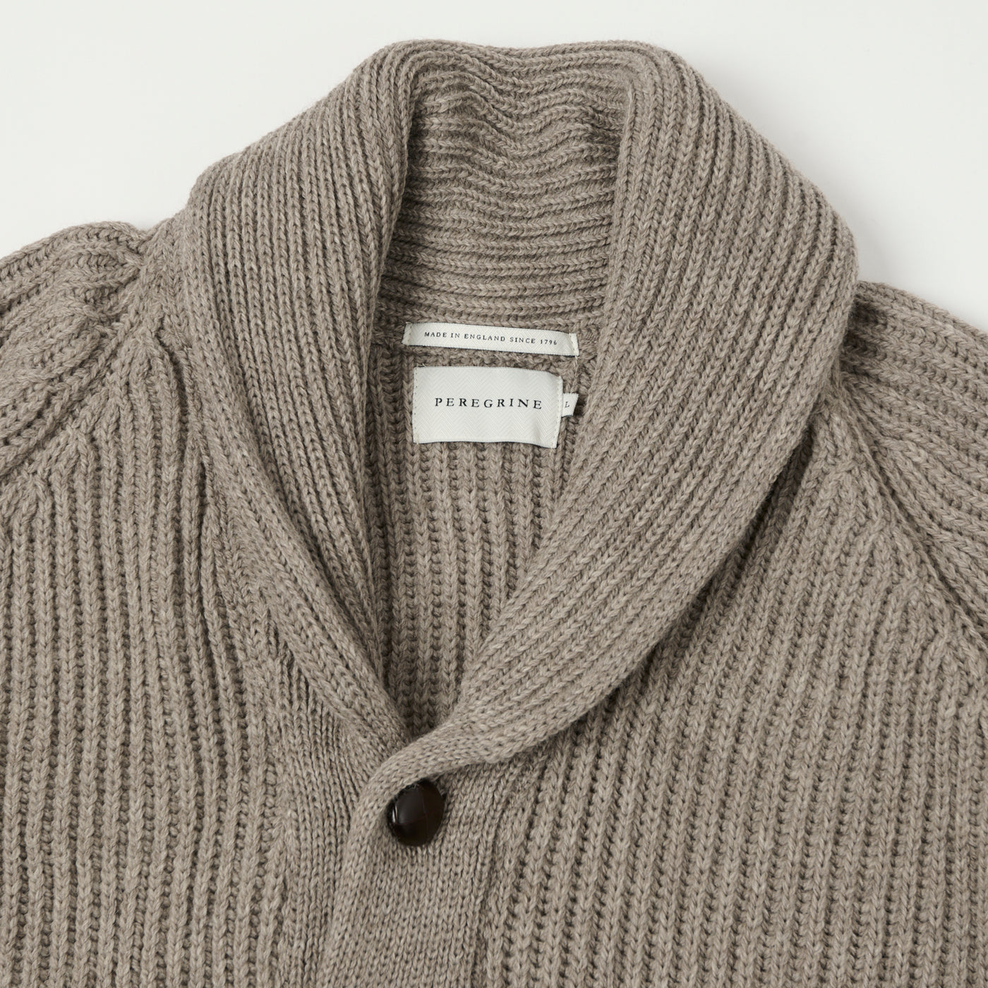Peregrine Wilkinson Shawl Collar Cardigan - Oak
