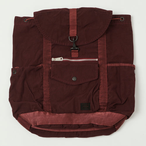Porter-Yoshida & Co. Crag Ruck Sack - Burgundy