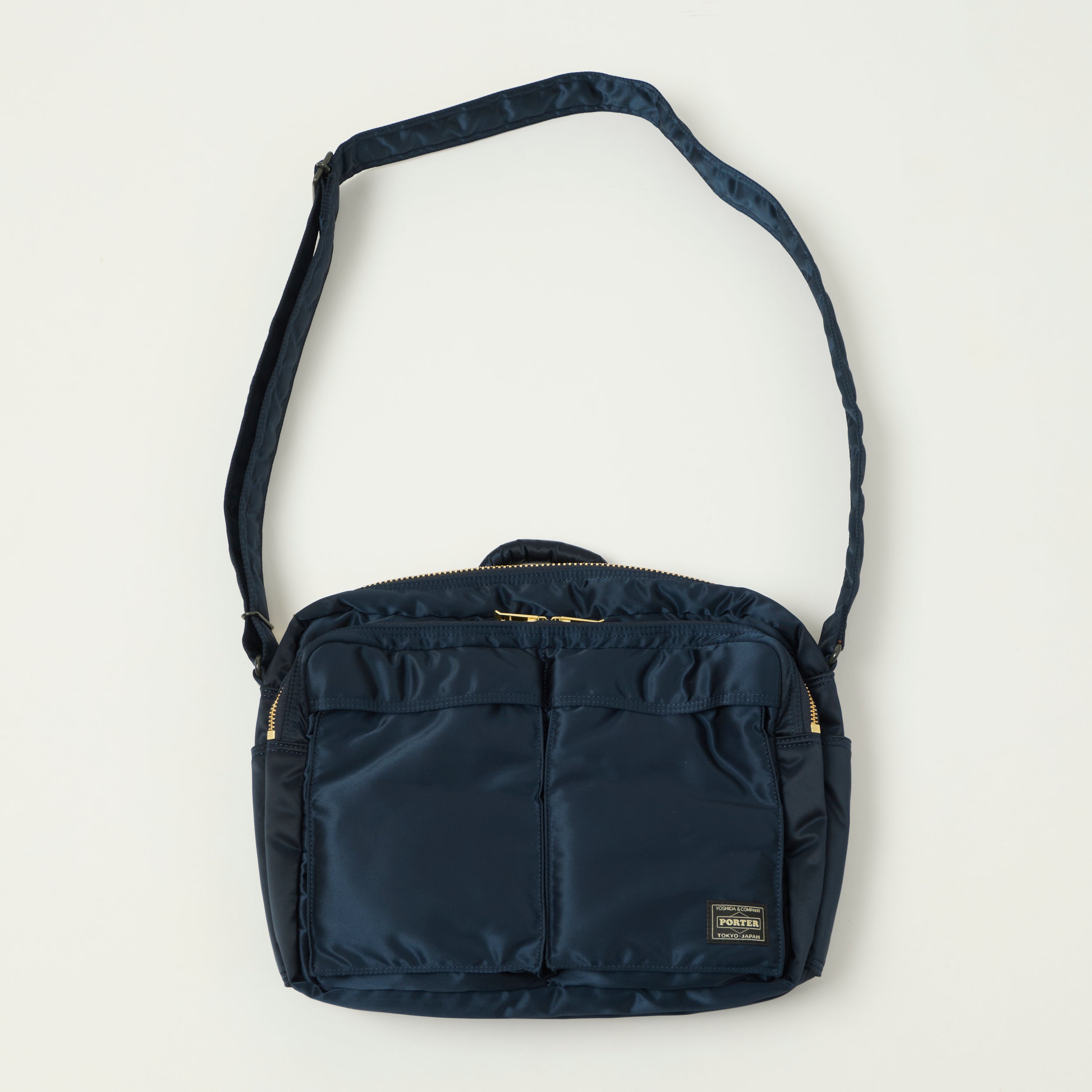 PORTER⚪︎TANKER SHOULDER BAG L (BLACK) Porter-Yoshida & Co. Large Tanker Shoulder Bag - Black – SON OF A STAG