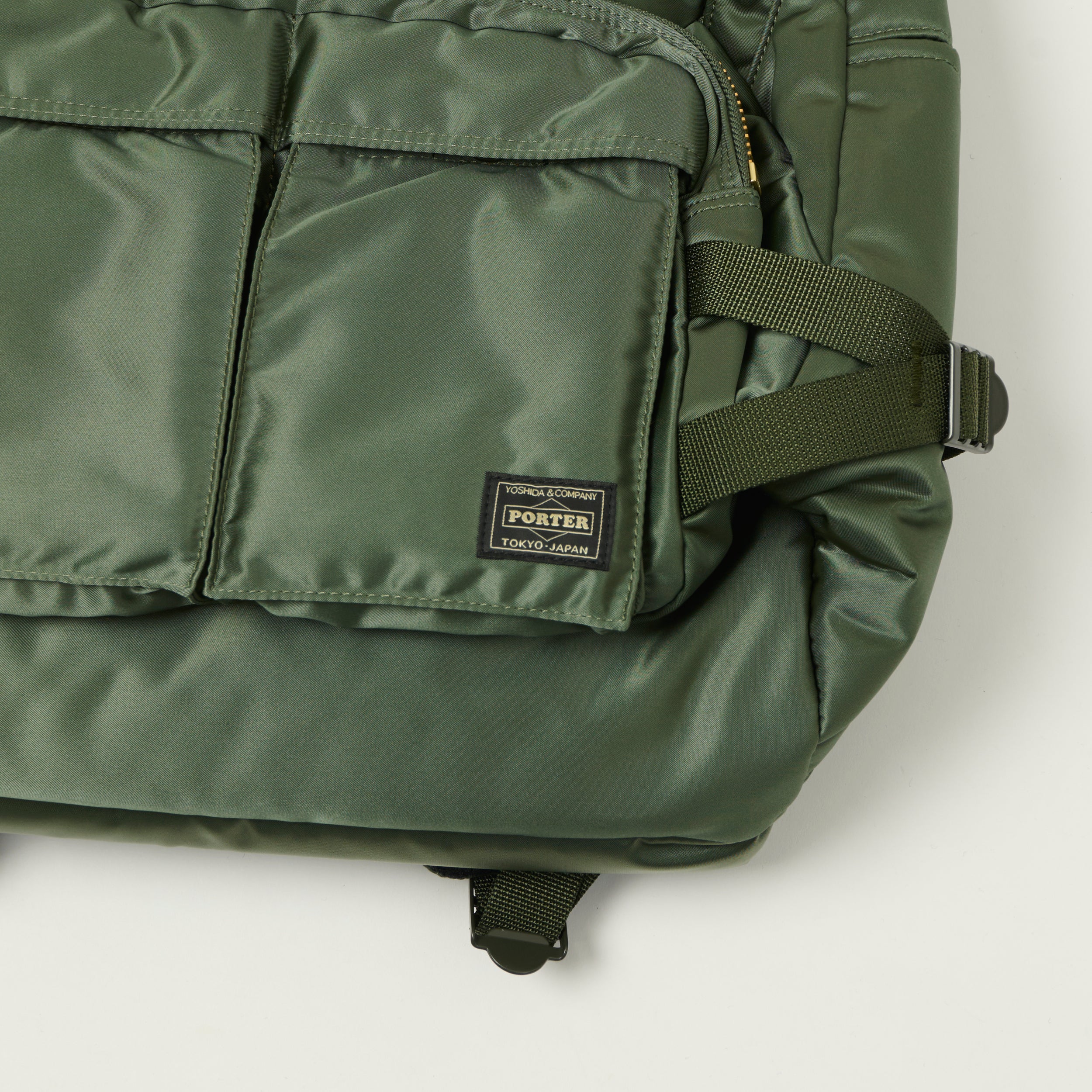 Porter-Yoshida & Co Bio Tanker Large Daypack - Sage Green