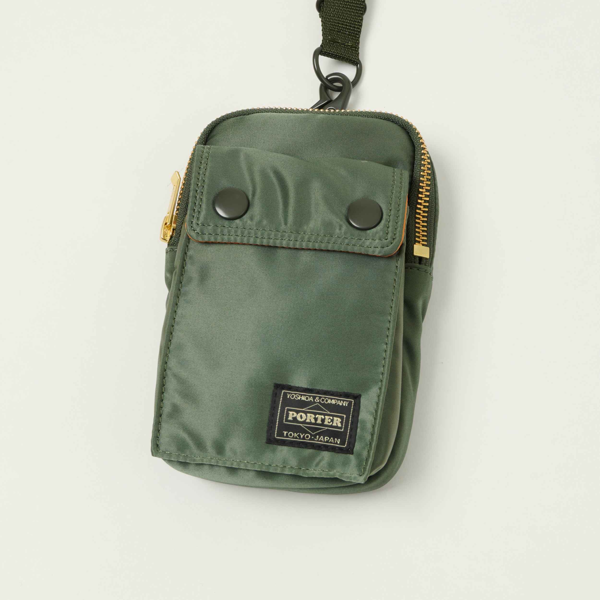 Porter-Yoshida & Co Bio Tanker Mobile Pouch - Sage Green – SON OF