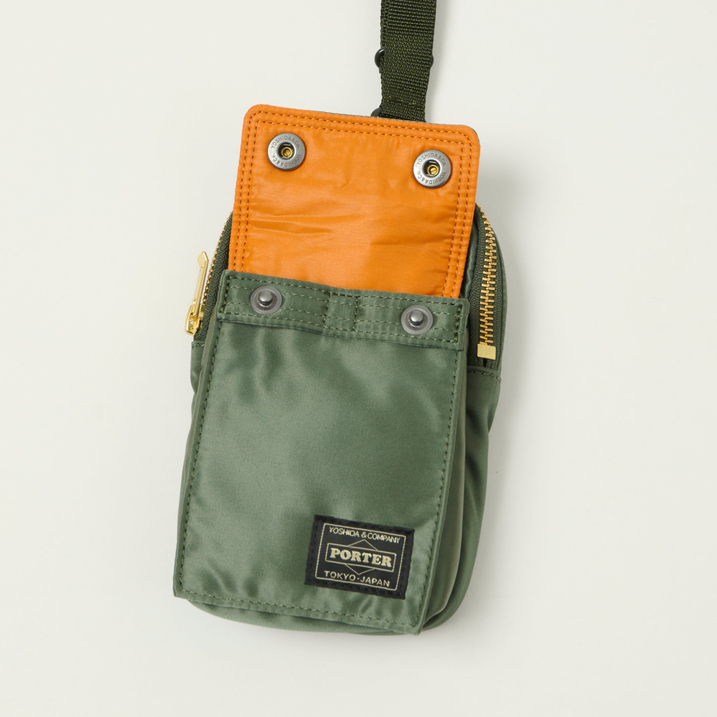 Porter-Yoshida & Co Bio Tanker Mobile Pouch - Sage Green – SON OF