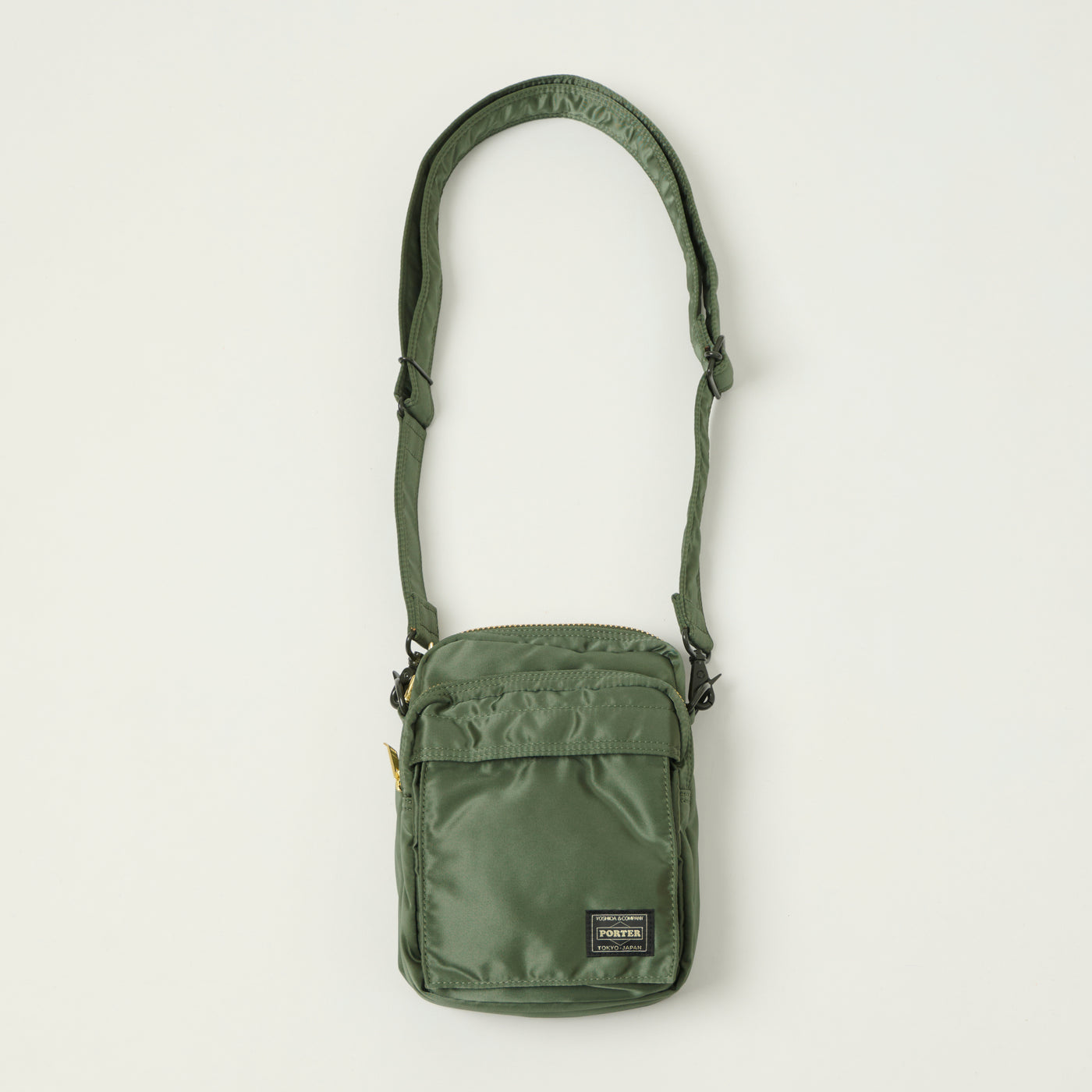 Porter-Yoshida & Co Bio Tanker Vertical Bag - Sage Green