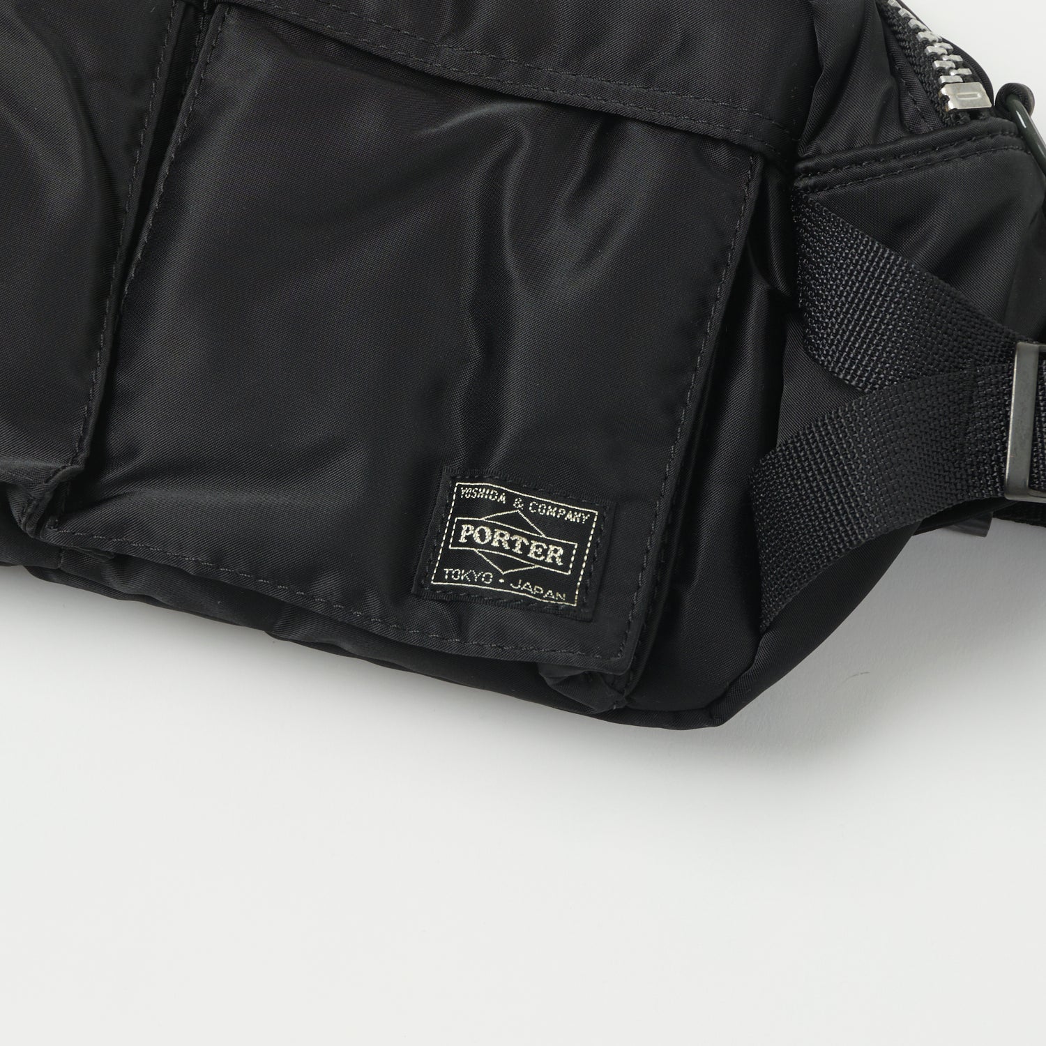 Porter-Yoshida & Co. Tanker Waist Bag - Black