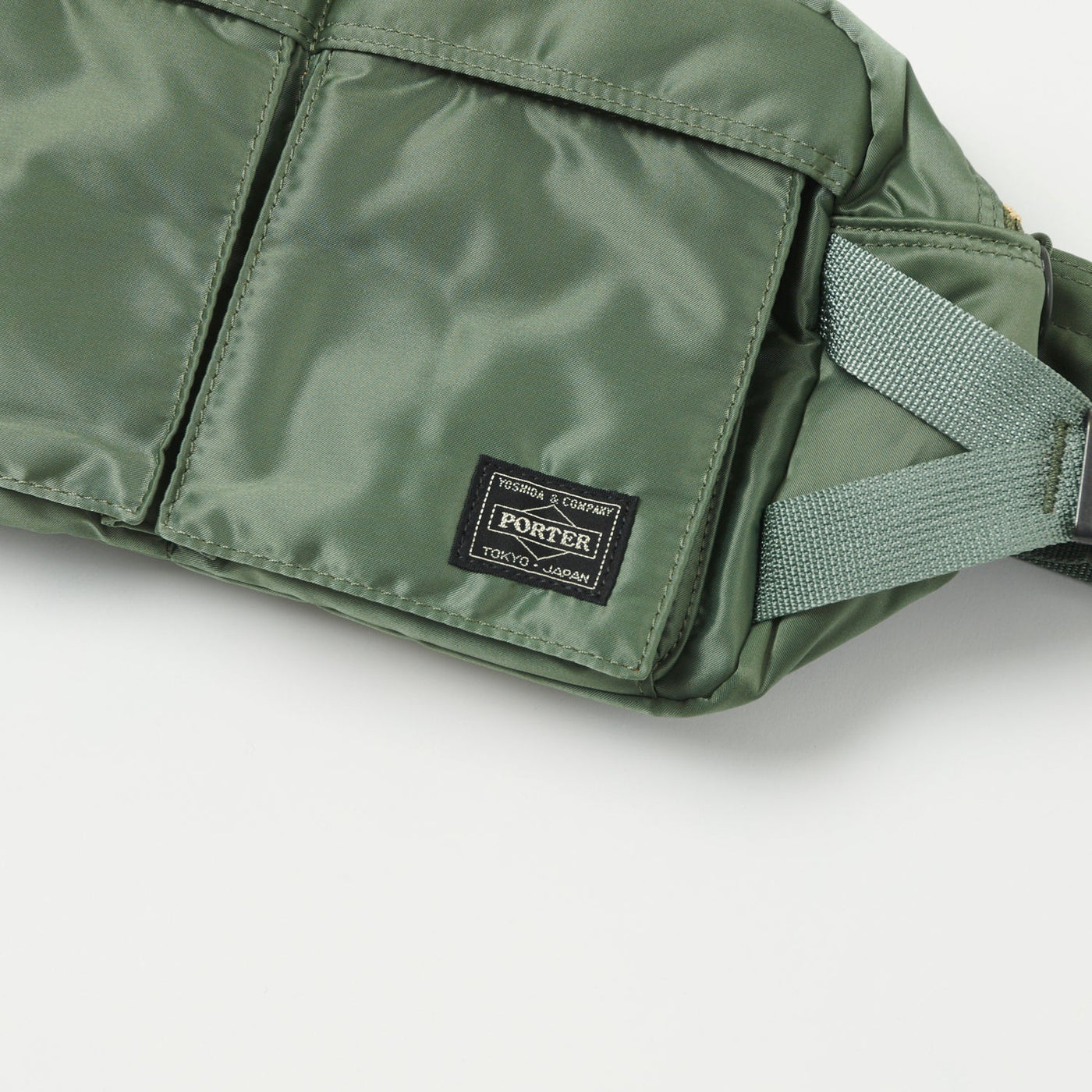 Porter-Yoshida & Co. Tanker Waist Bag - Sage Green | SON OF
