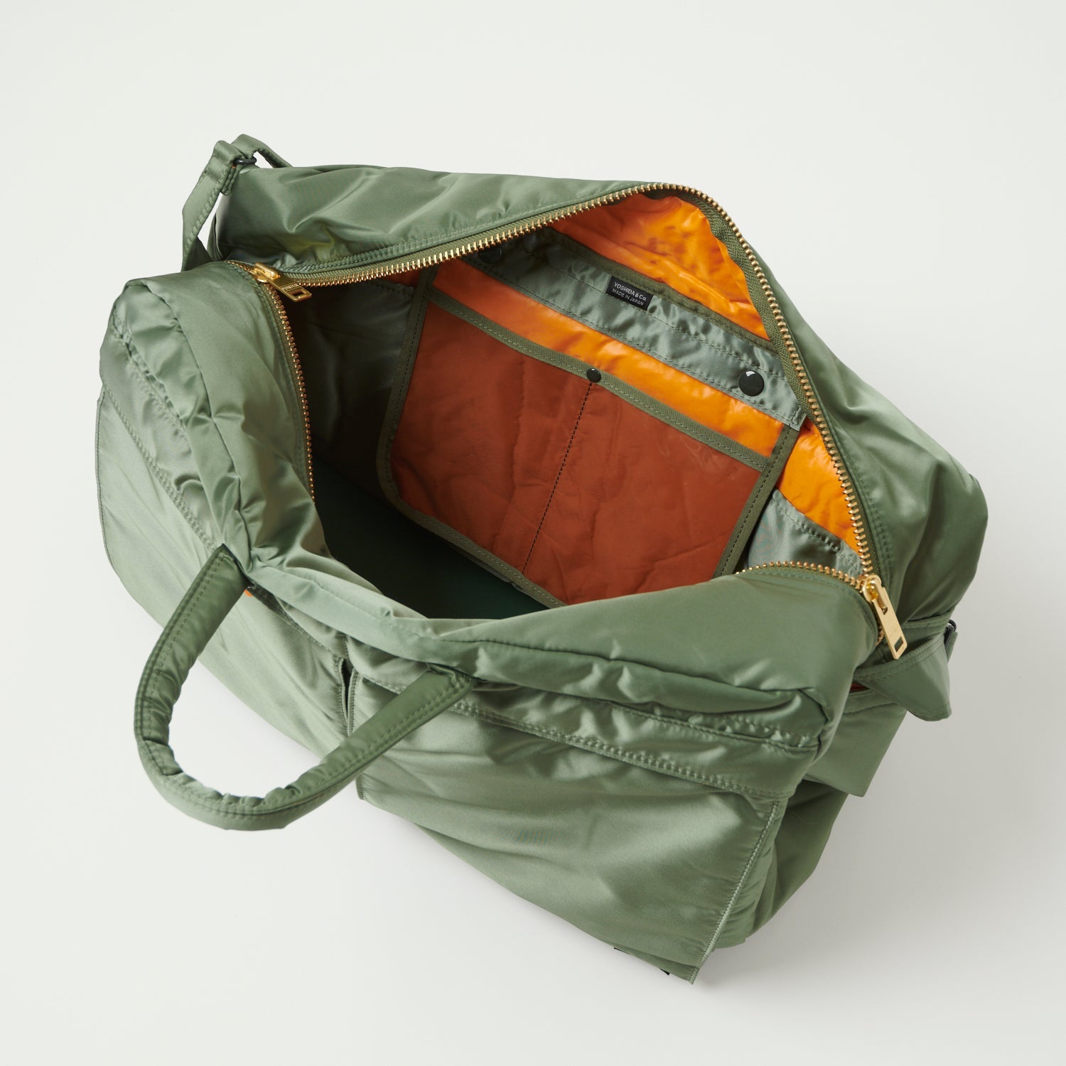 Porter-Yoshida & Co. Small 2-Way Boston Bag - Sage Green – SON OF