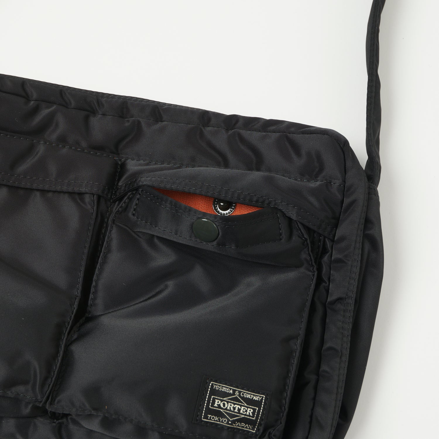 Porter-Yoshida & Co. Large Tanker Shoulder Bag - Black