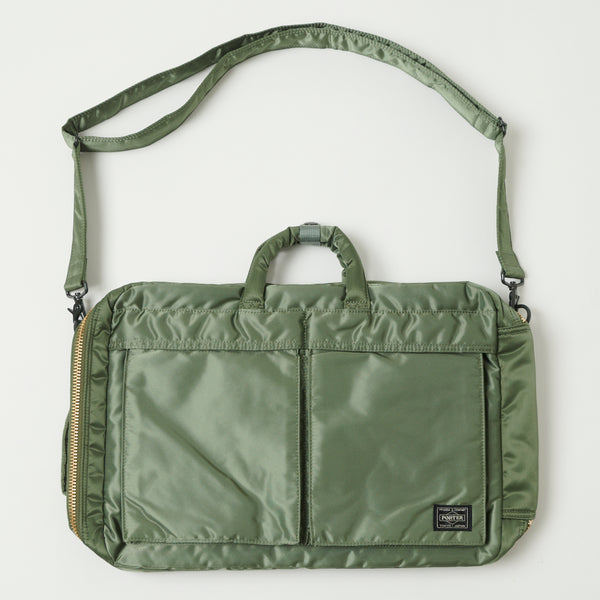 Porter-Yoshida & Co. Tanker 3-Way Briefcase - Sage Green – SON OF