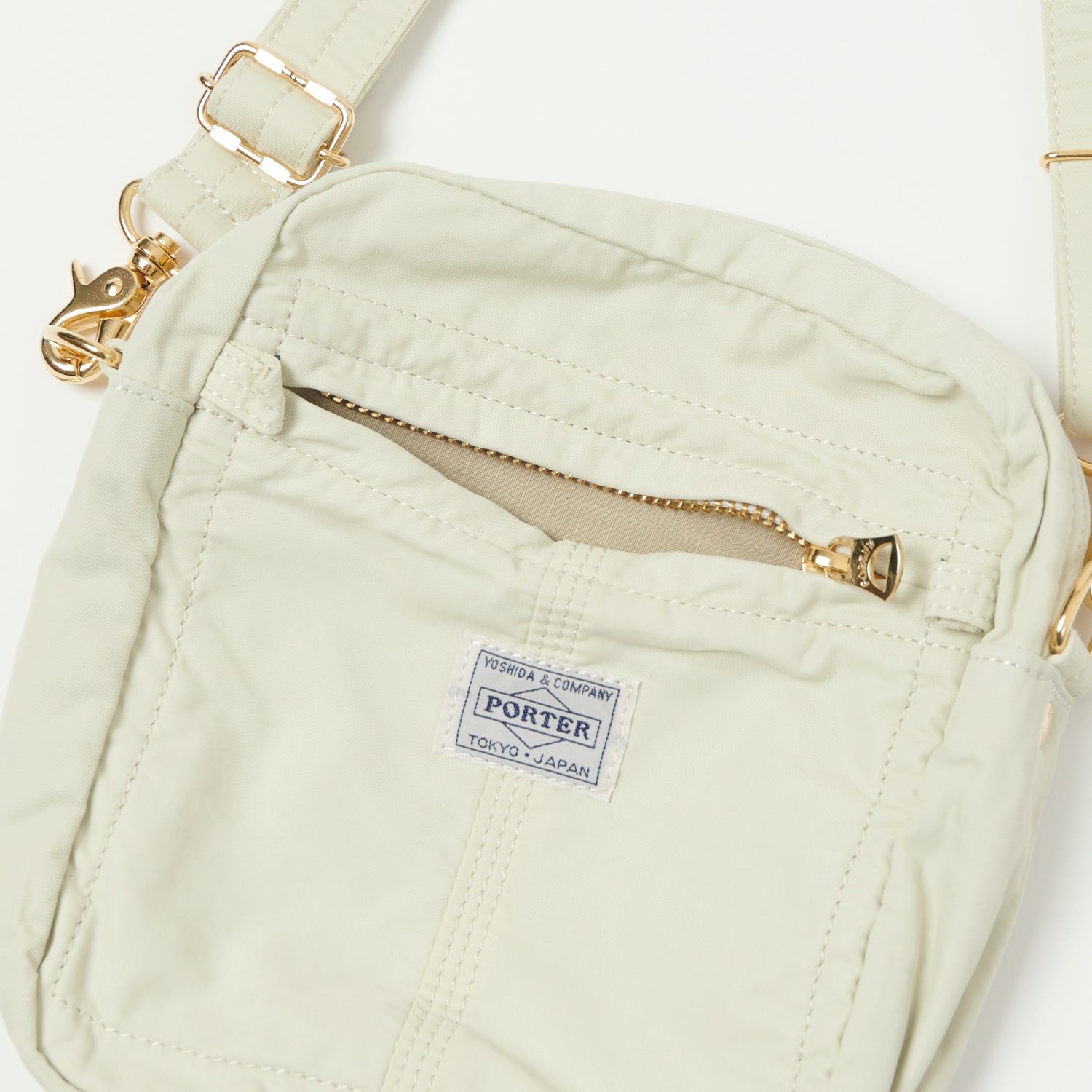 Porter-Yoshida & Co. Mile Shoulder Bag - White – SON OF A STAG Porter-Yoshida & Co. Mile Shoulder Bag - White – SON OF A STAG