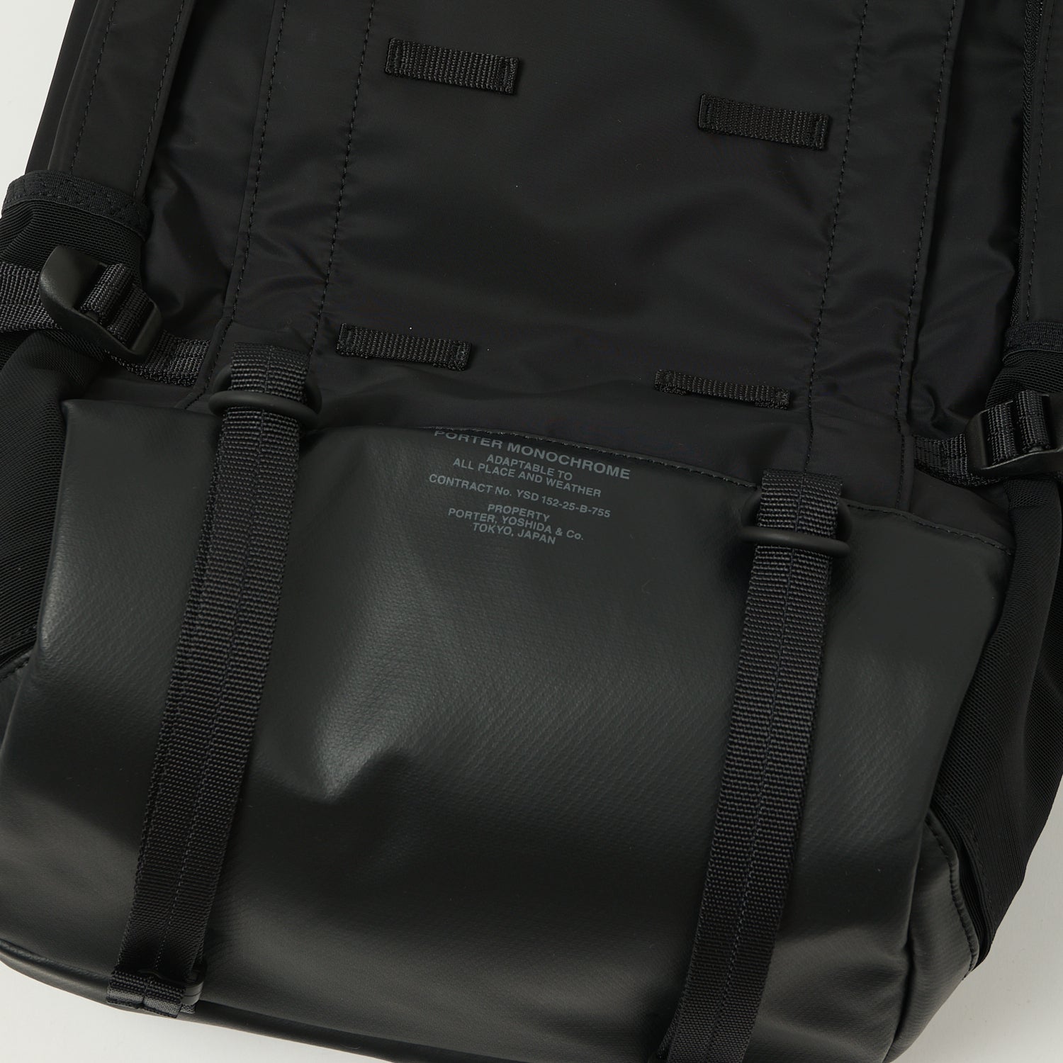 Porter-Yoshida & Co. Monochrome Daypack - Black