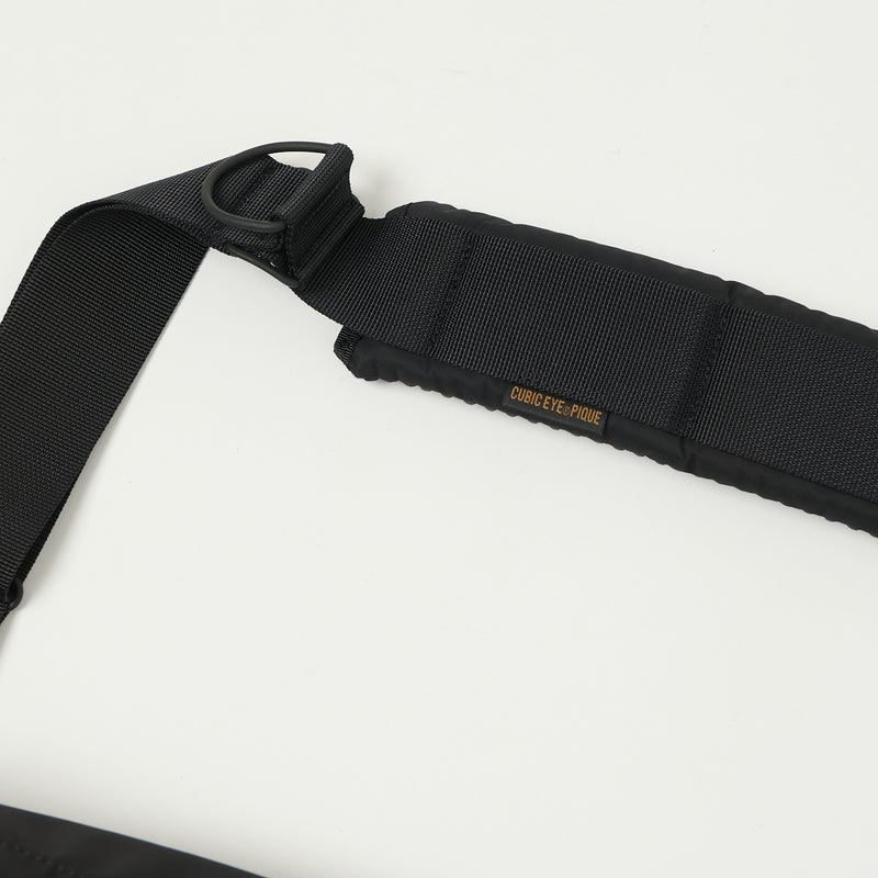 Porter-Yoshida & Co. Monochrome Messenger Bag - Black