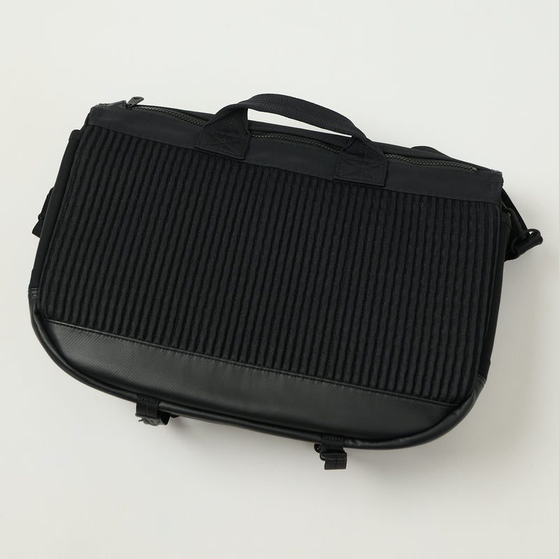 Porter-Yoshida & Co. Monochrome Messenger Bag - Black
