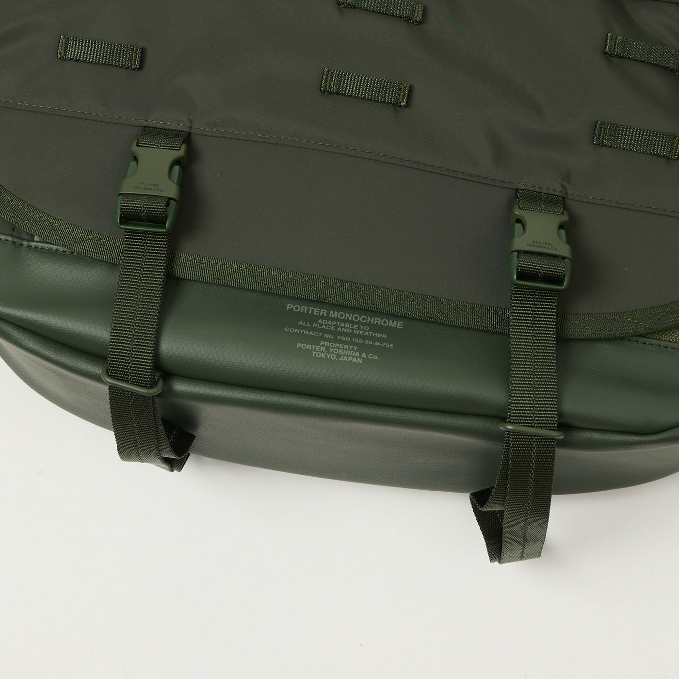 Porter-Yoshida & Co. Monochrome Messenger Bag - Olive