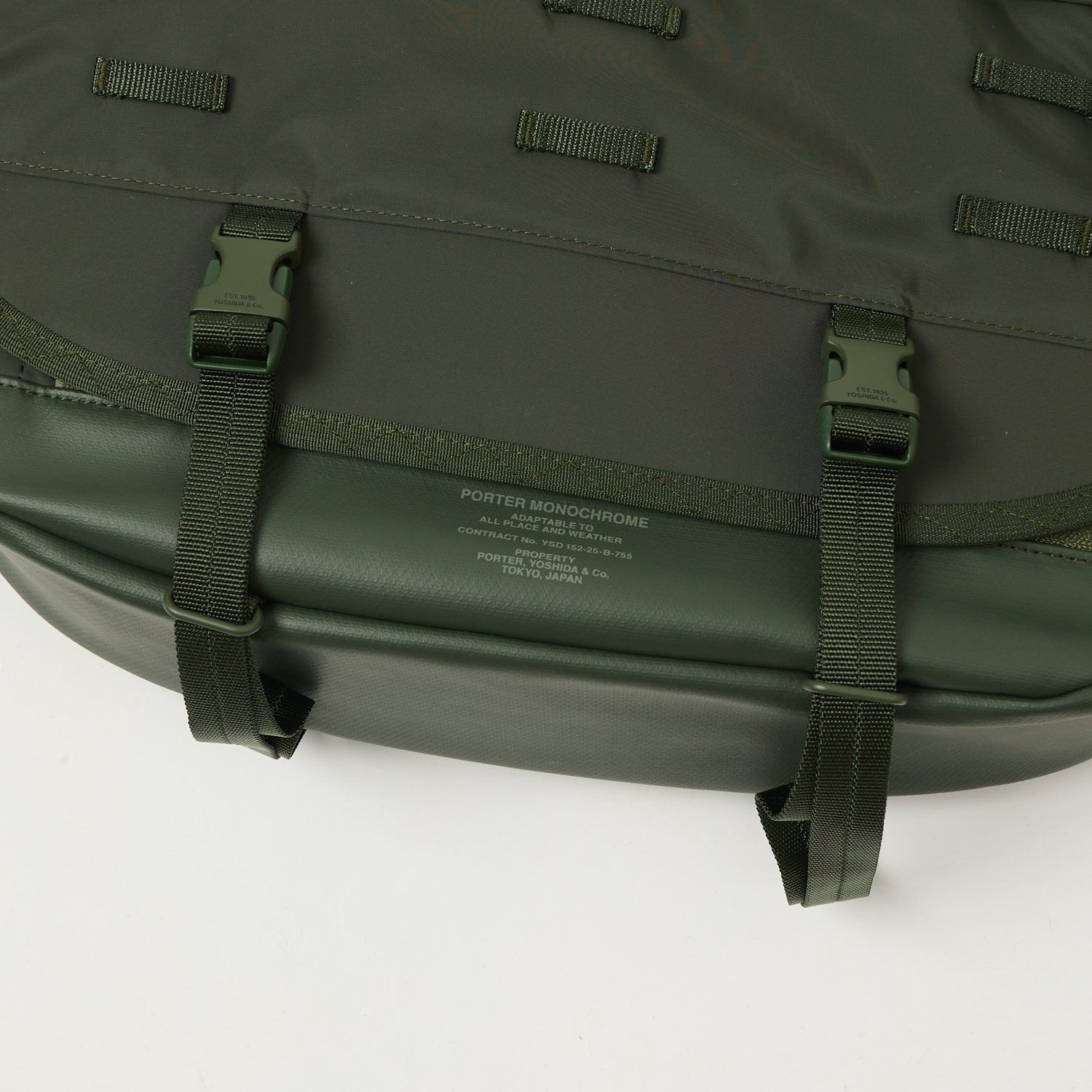 Porter-Yoshida & Co. Monochrome Messenger Bag - Olive