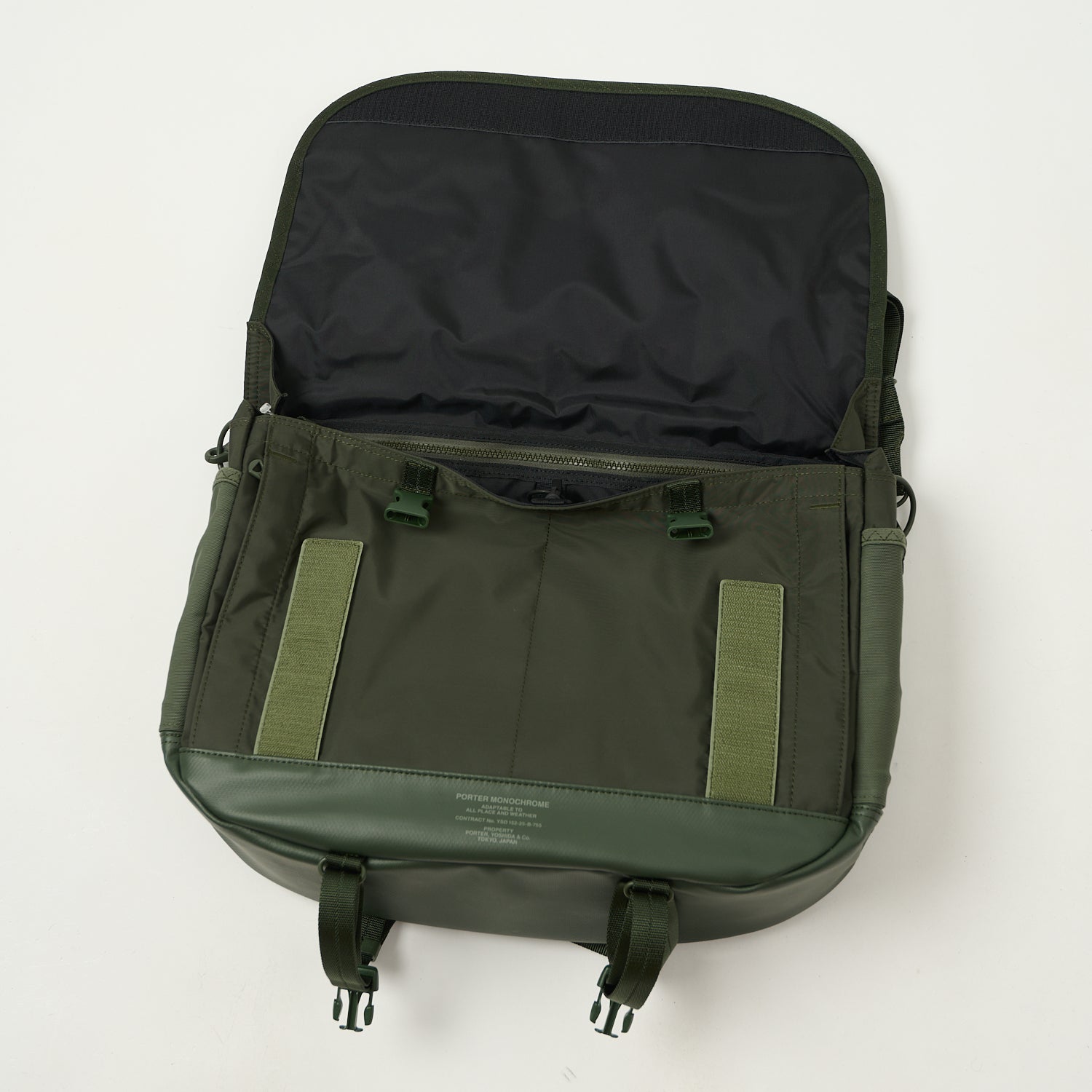Porter-Yoshida & Co. Monochrome Messenger Bag - Olive