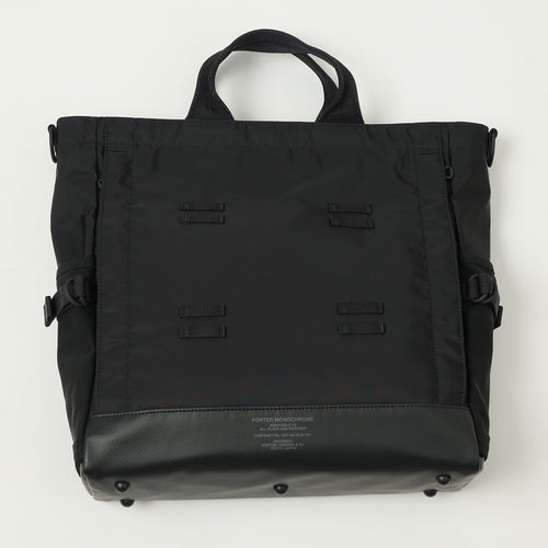 Porter-Yoshida & Co. Monochrome 2Way Tote Bag - Black