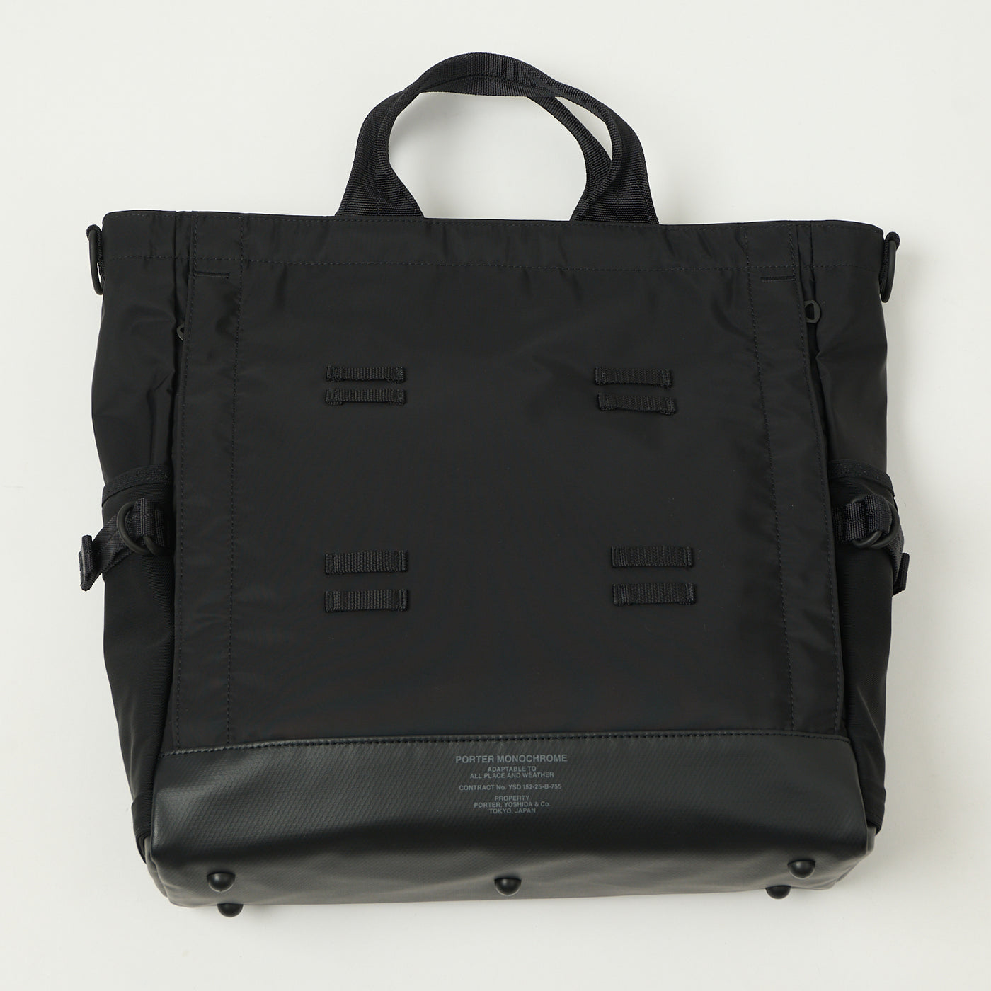 Porter-Yoshida & Co. Monochrome 2Way Tote Bag - Black | SON