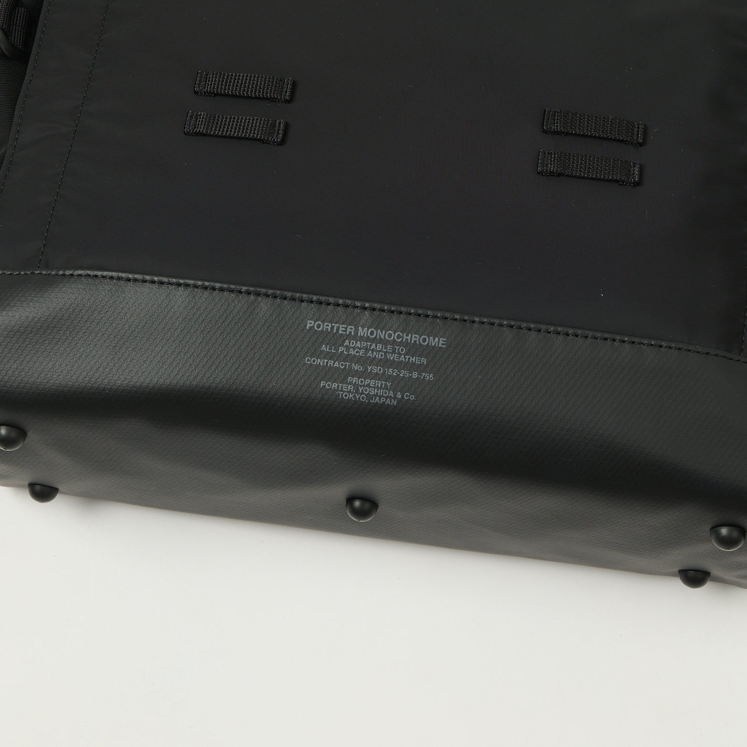 Porter-Yoshida & Co. Monochrome 2Way Tote Bag - Black