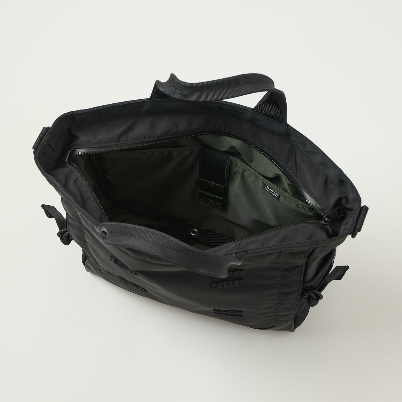Porter-Yoshida & Co. Monochrome 2Way Tote Bag - Black | SON