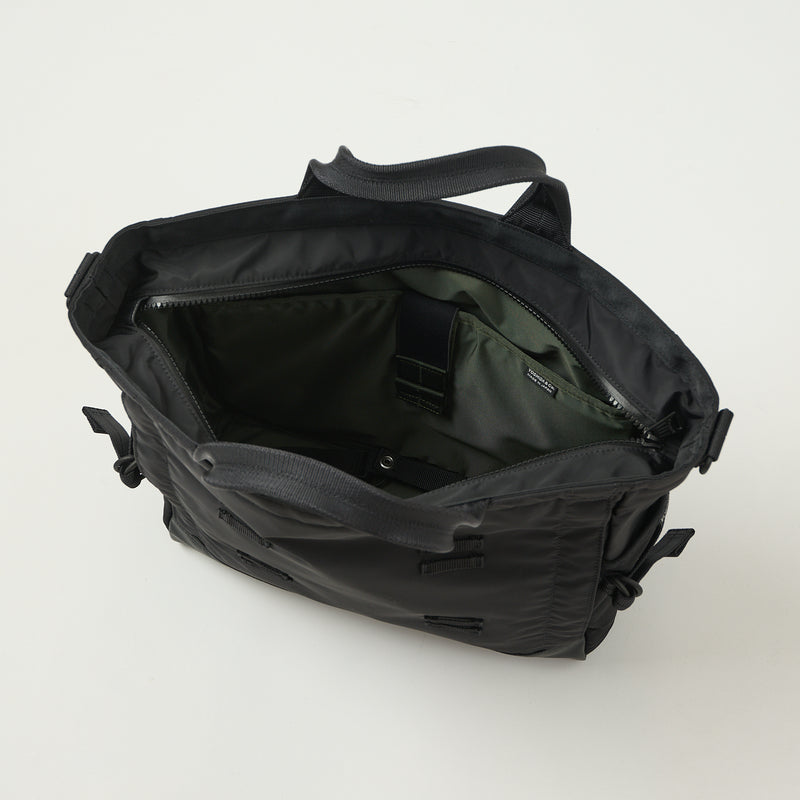 Porter-Yoshida & Co. Monochrome 2Way Tote Bag - Black
